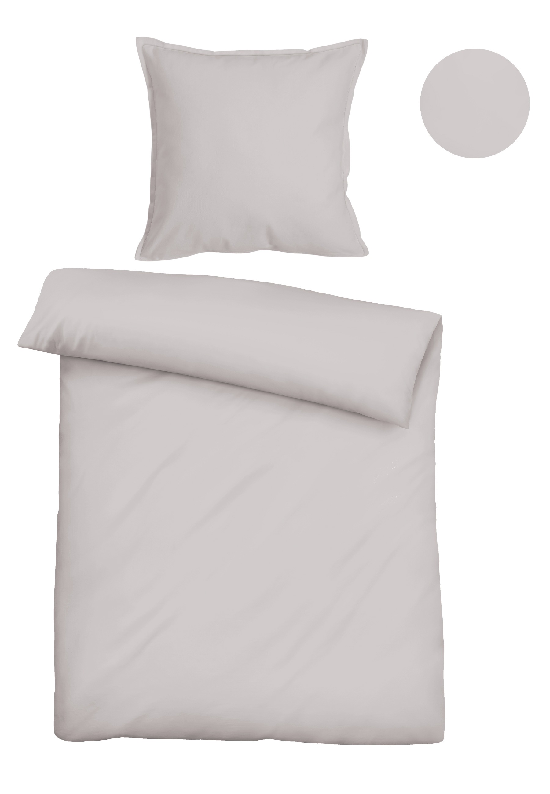 Biberna Bettwäsche »620500« 2 feiner Glanz + weicher Griff, pflegeleicht, ganzjährig einsetzbar, RV