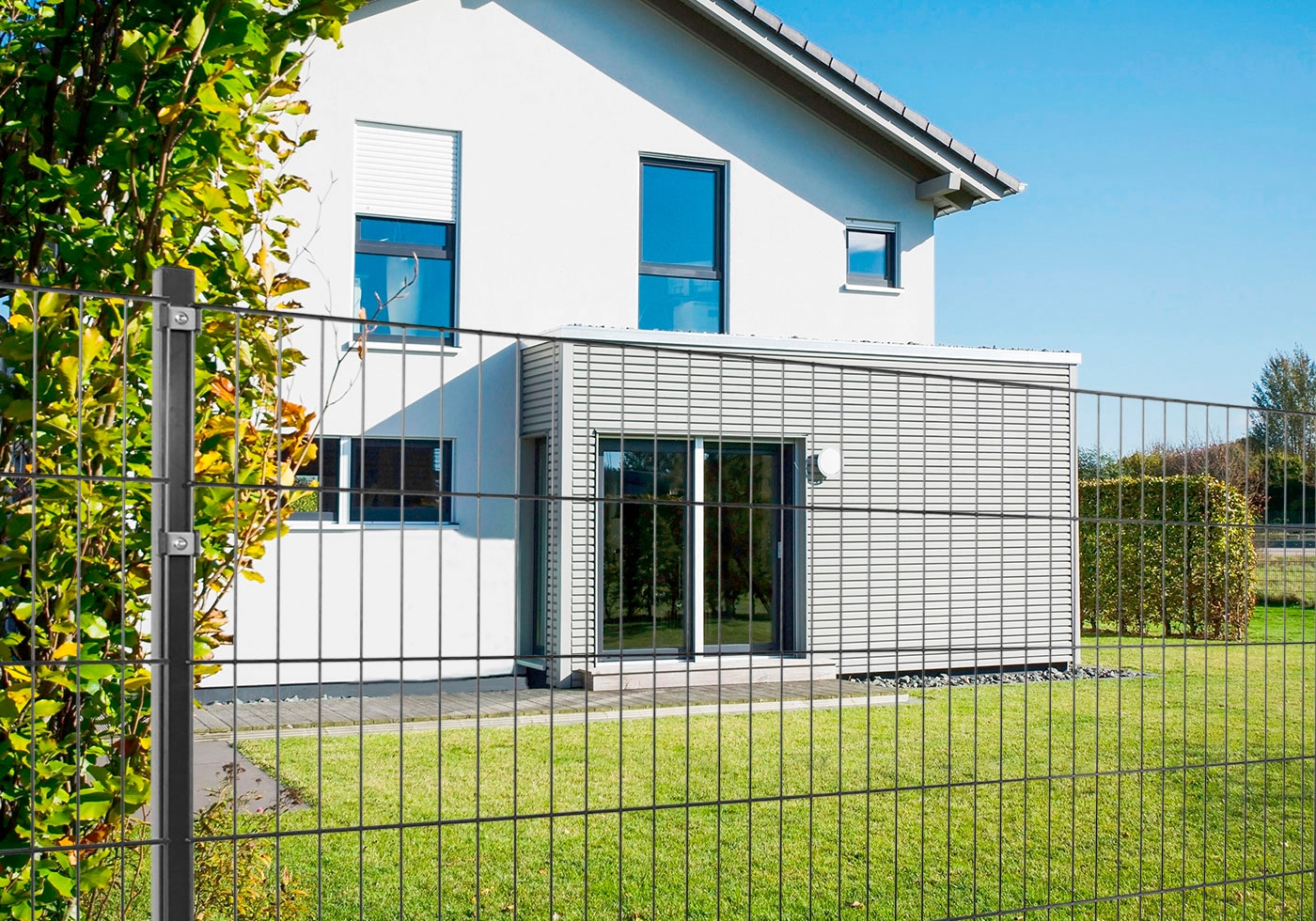 Peddy Shield 100 cm hoch, 10 Matten für 20 m Zaun, mit 11 Pfosten