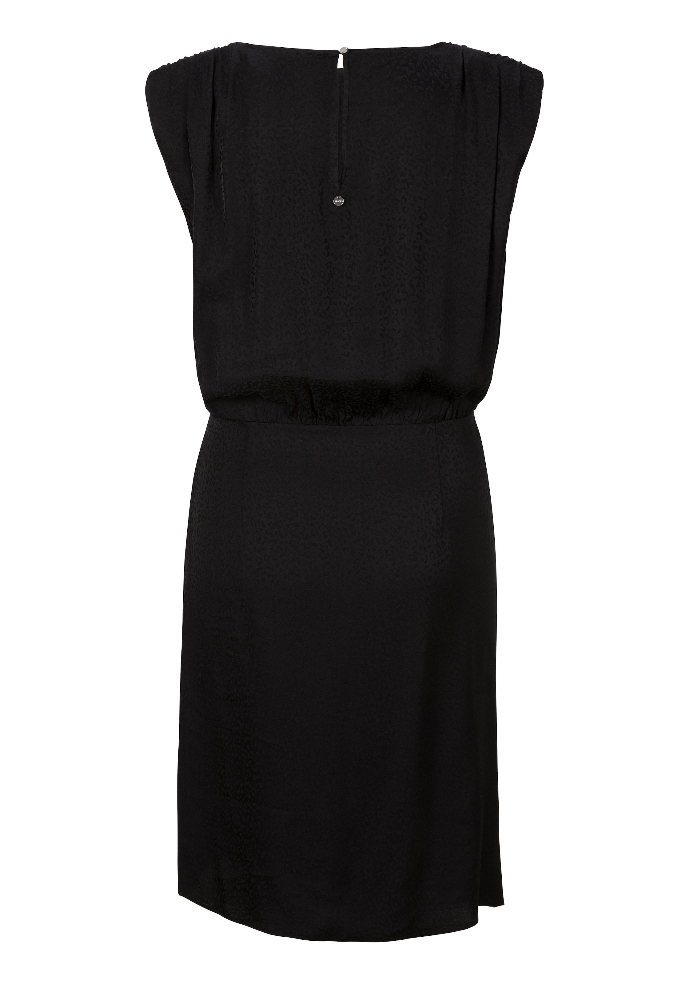 BOSS ORANGE Blusenkleid »Dettompys Premium Damenmode«, Viskose Jaquard, Drapierungen im Rockteil
