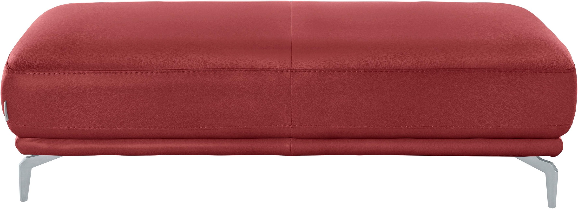 W.SCHILLIG Hocker »montanaa« mit Metallfüßen in Silber matt, Breite 141 cm