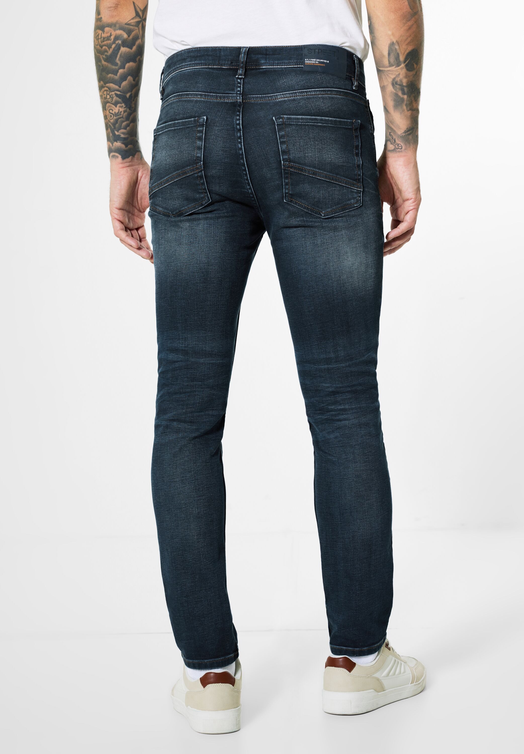 STREET ONE MEN Slim-fit-Jeans, Middle Waist