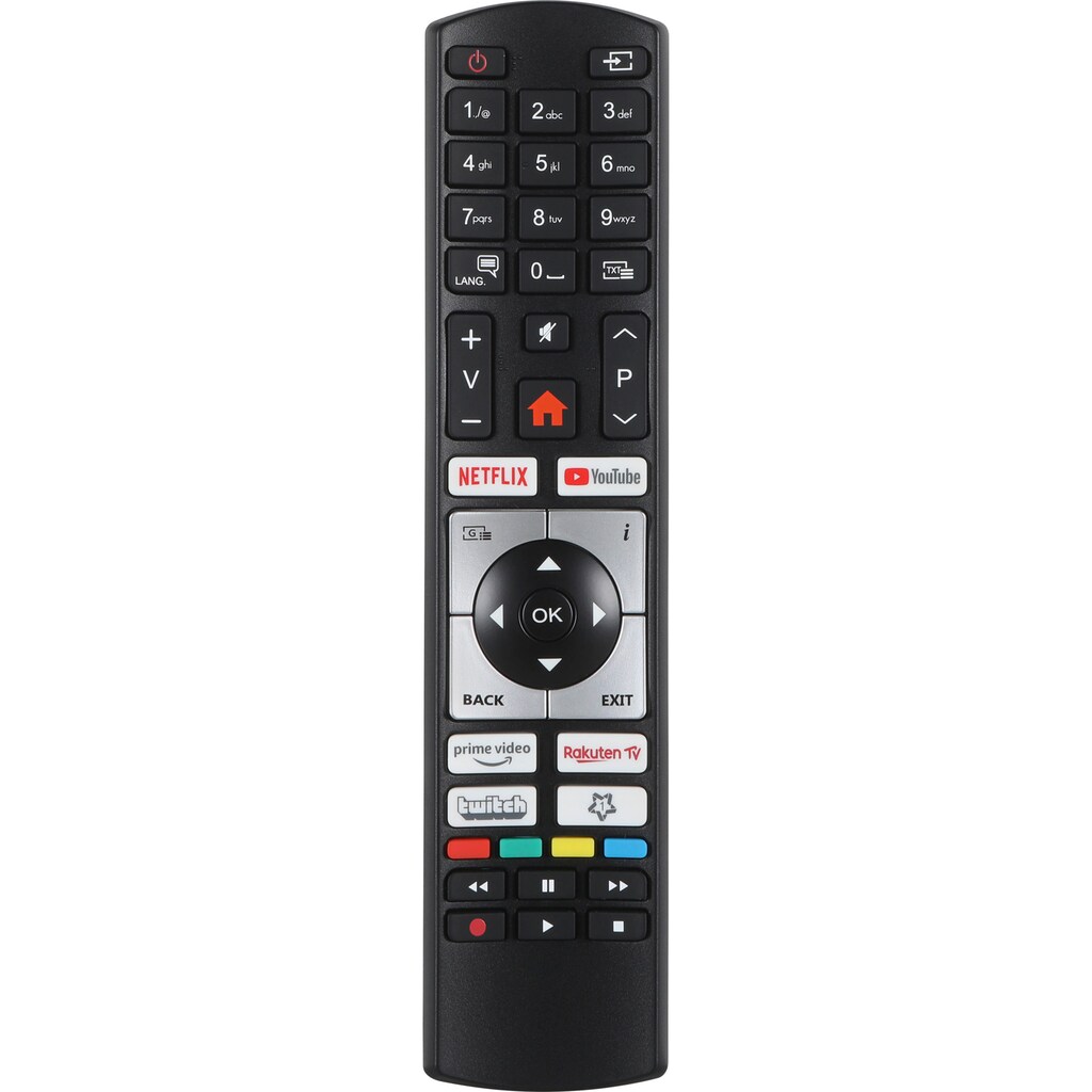 Telefunken LED-Fernseher »D65V850M5CWH«, 164 cm/65 Zoll, 4K Ultra HD, Smart-TV, Dolby Atmos-USB-Recording-Alexa Built-In