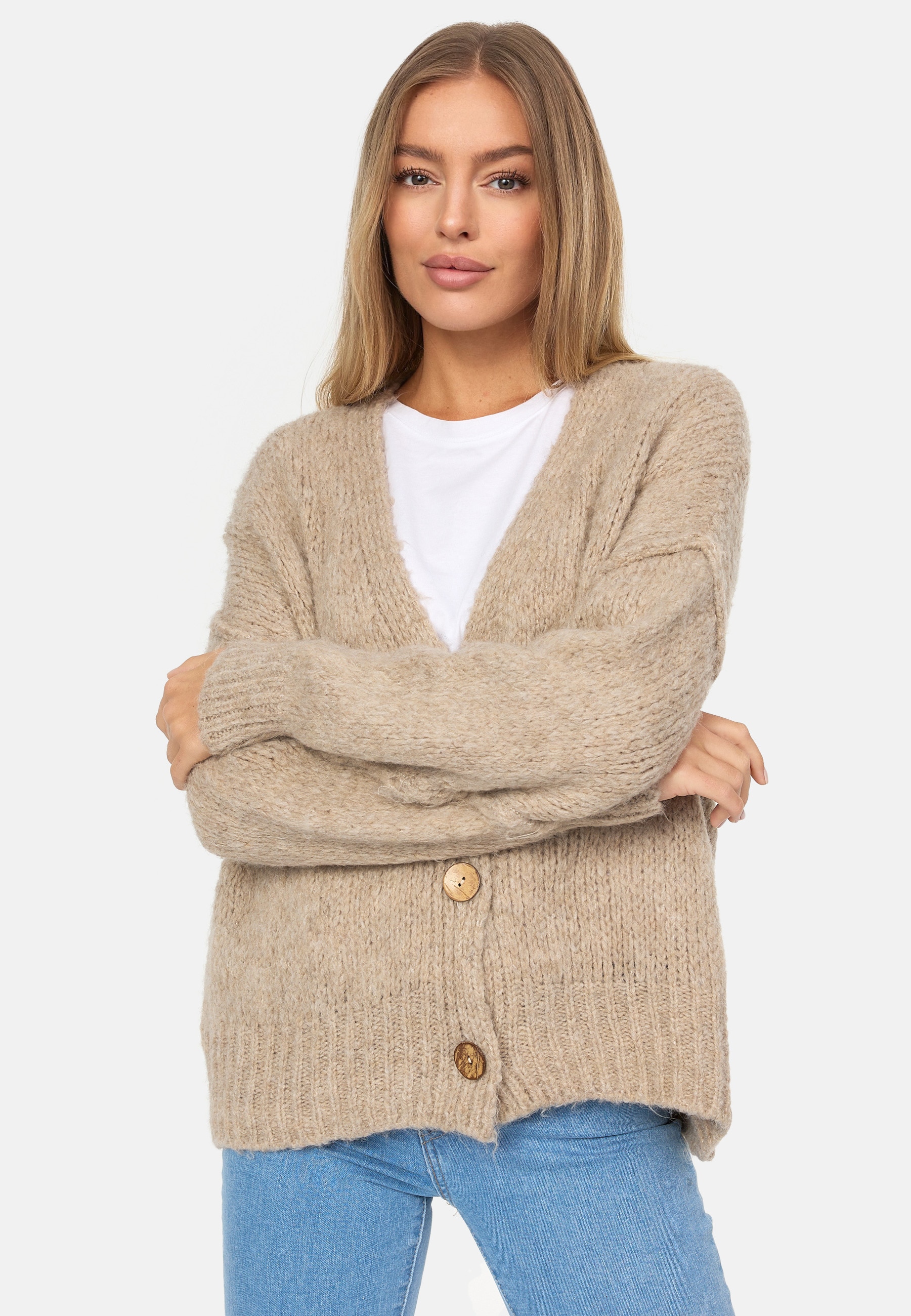 Decay Strickjacke, mit hohem Tragekomfort