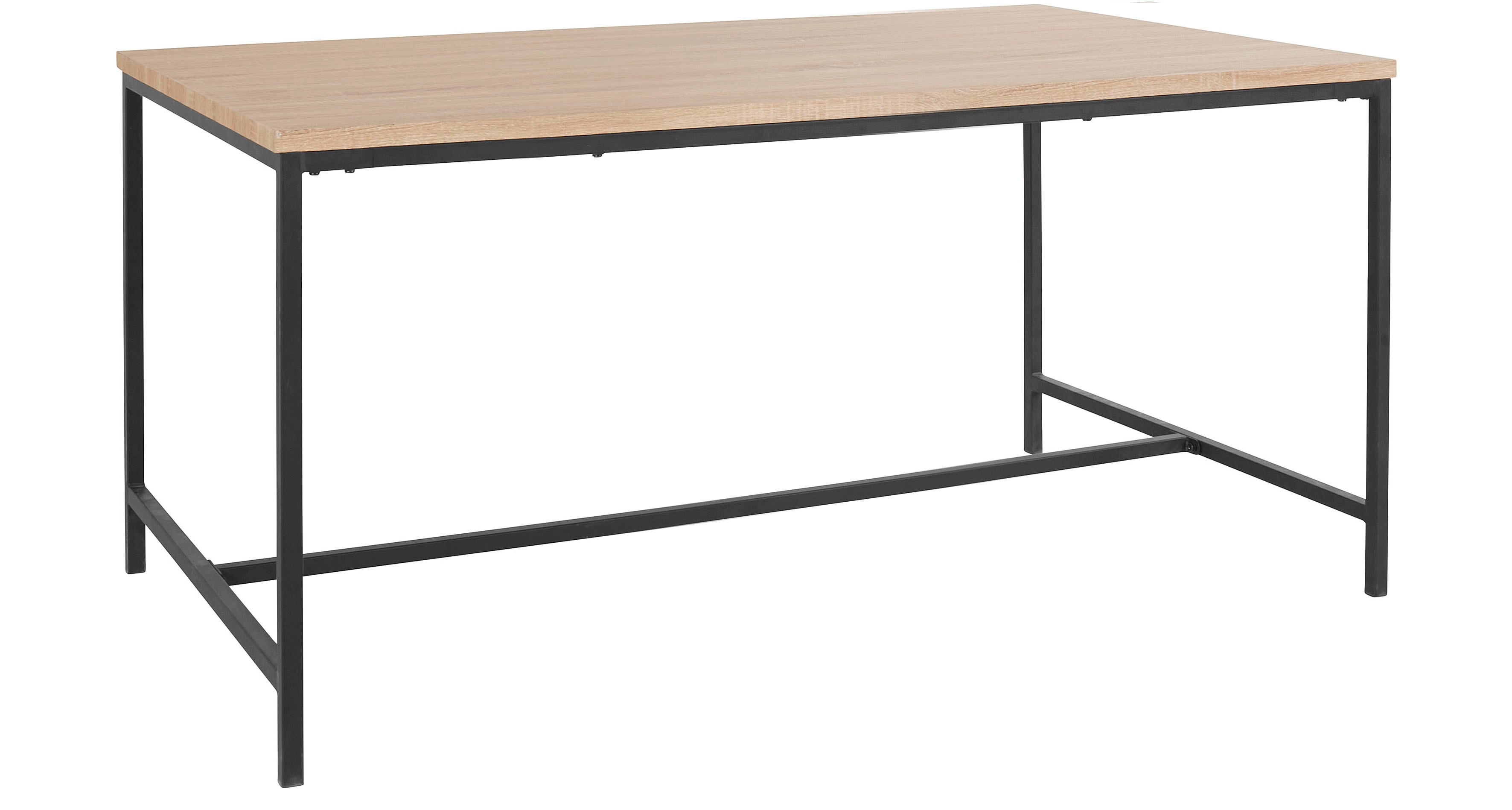 Thumbnail - andas Esstisch "Vadum", (1 St.), mit Tischplatte in einer Holzoptik und fühlbare Struktur, Höhe 76 cm