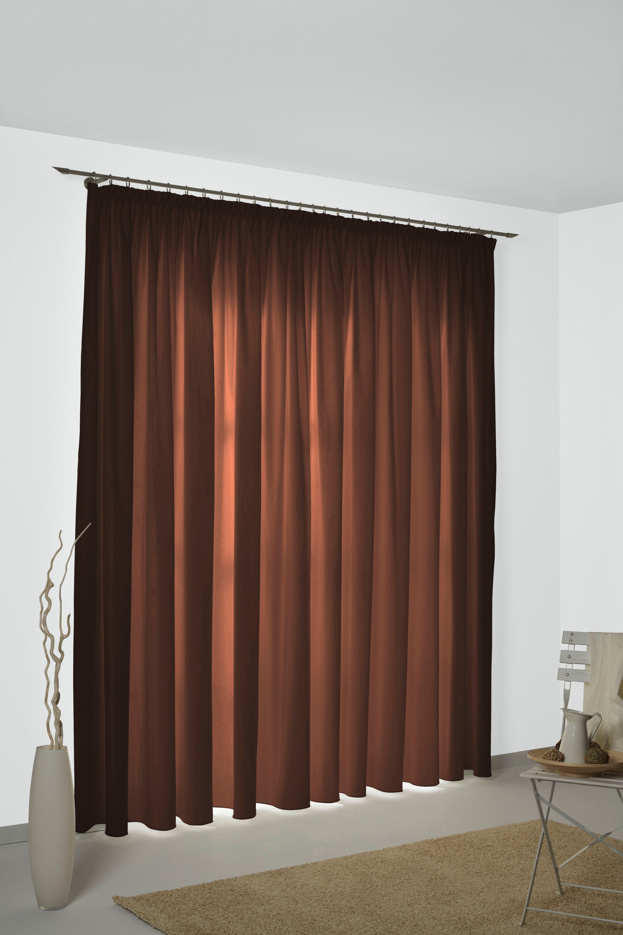 Wirth Vorhang "Newbury" Kräuselband 1 Stk. tlg. nach Maß günstig online kaufen