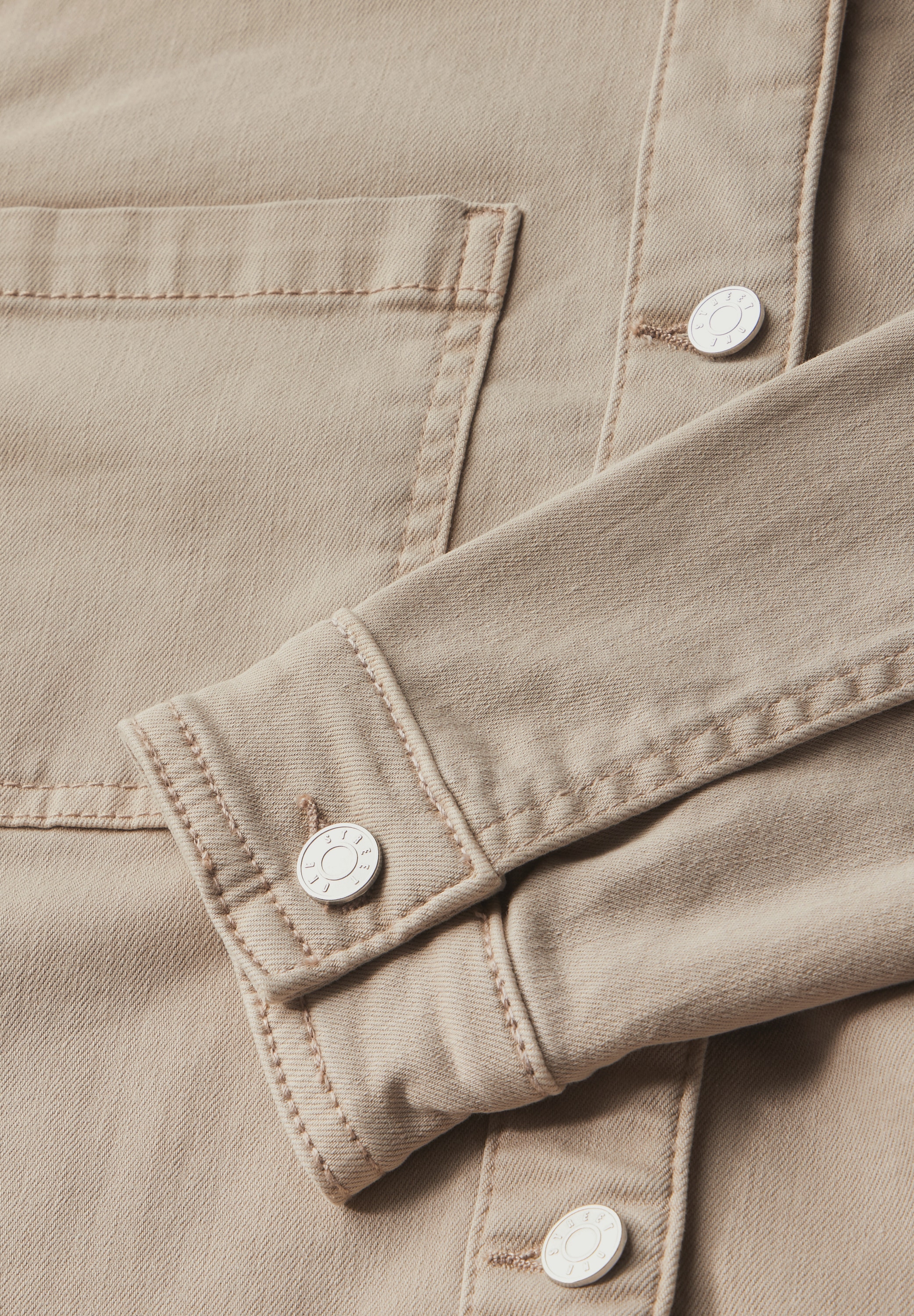 STREET ONE Jeansjacke, ohne Kapuze, mit Knopfleiste