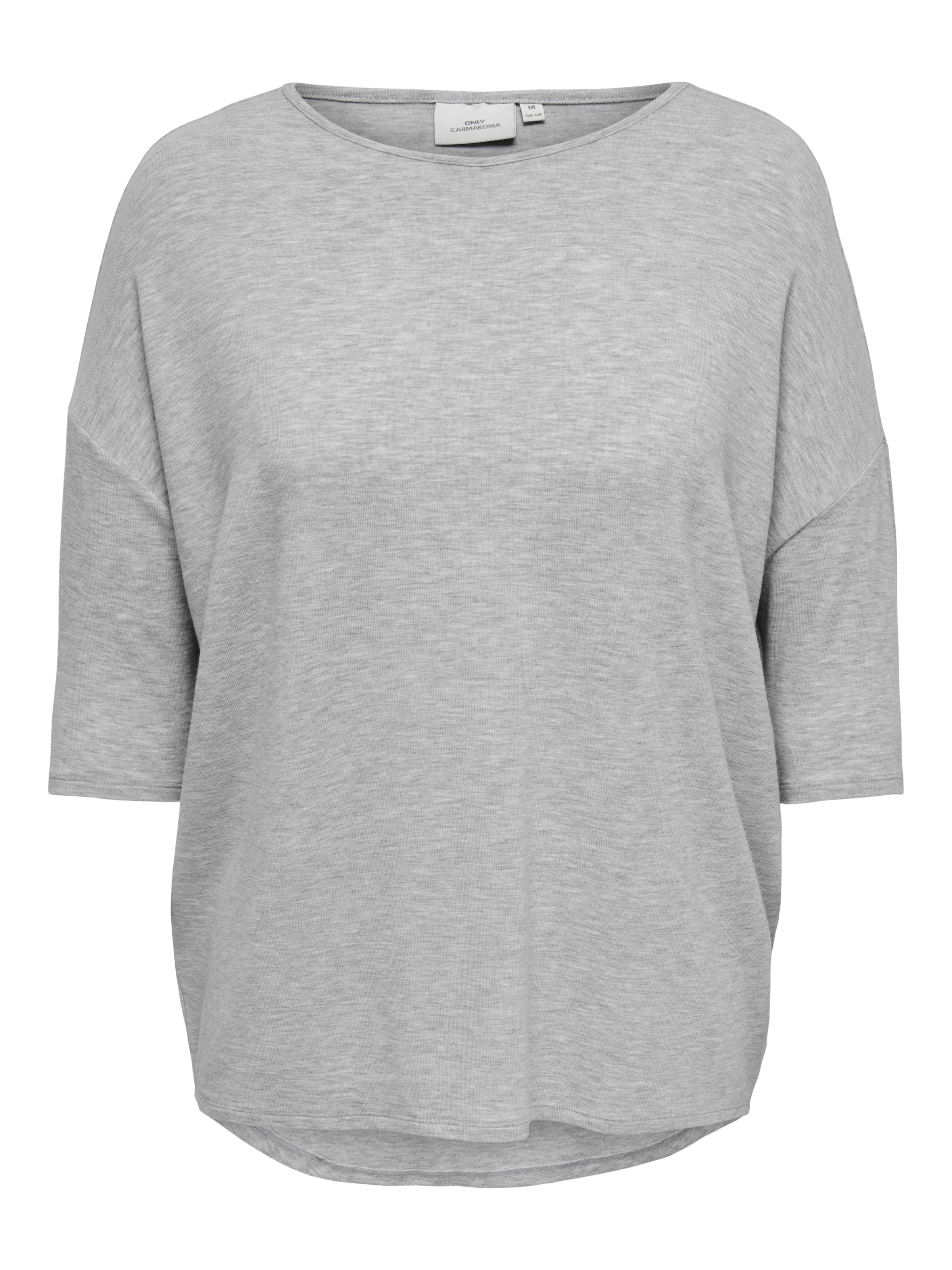 ONLY CARMAKOMA 3/4-Arm-Shirt "CARLAMOUR 3/4 TOP JRS NOOS" Materialmix, loos günstig online kaufen