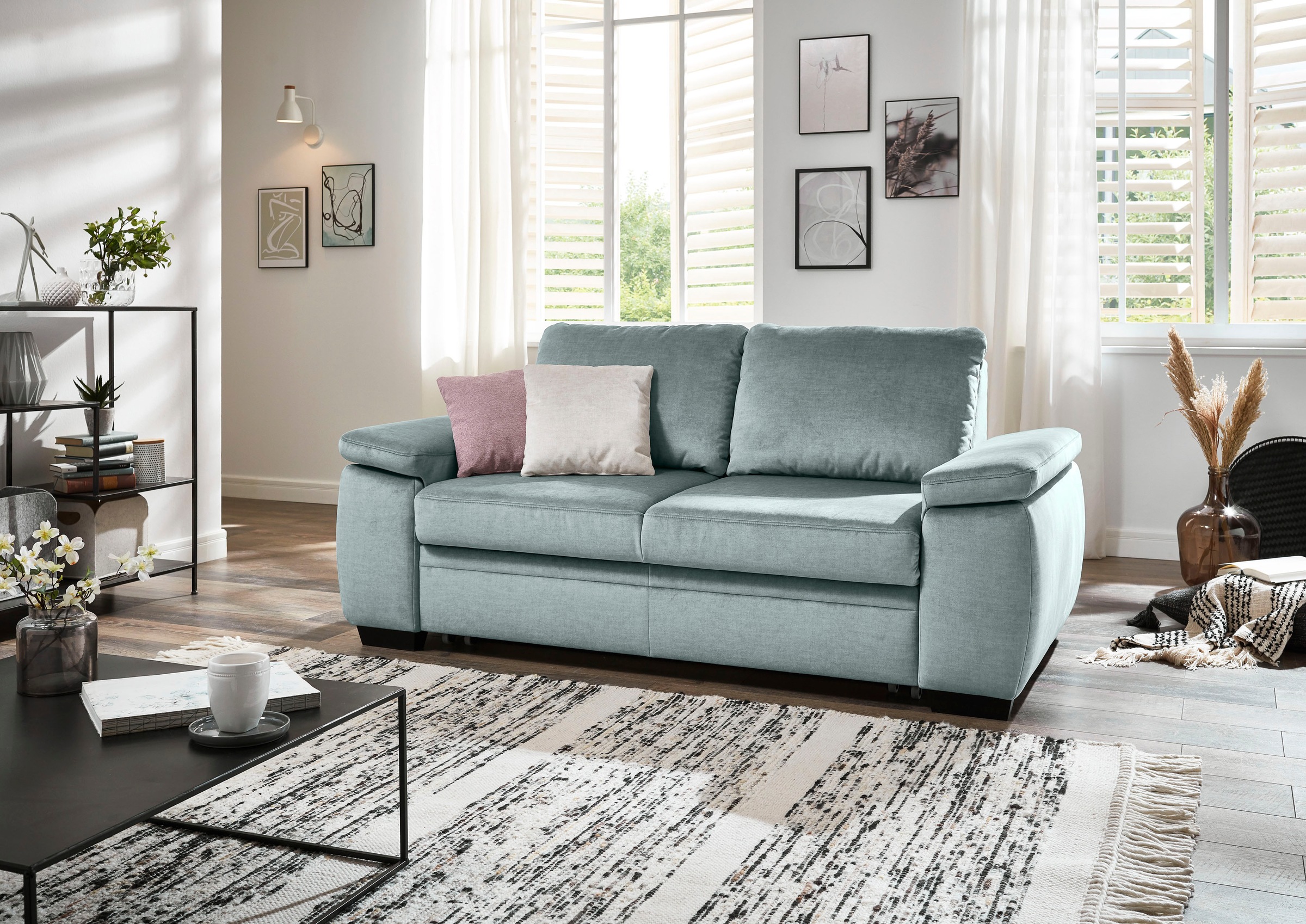 Die PlanBar Schlafsofa »MP-PD19021«, mit Längsschläferfunktion 140x210 cm
