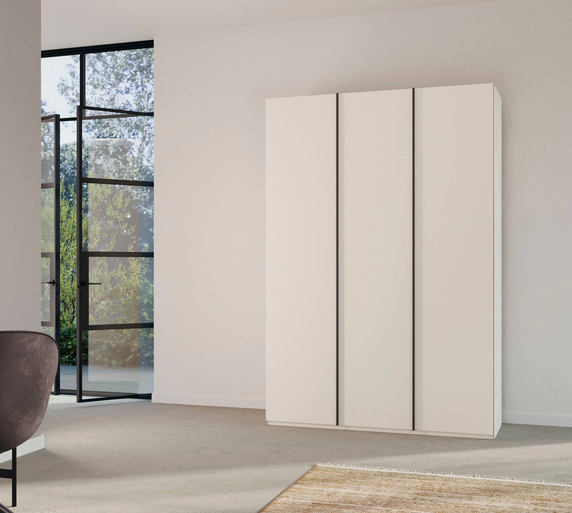 rauch Drehtürenschrank »Skat Meridian«, inkl. Innenspiegel und 4 Innenschubladen