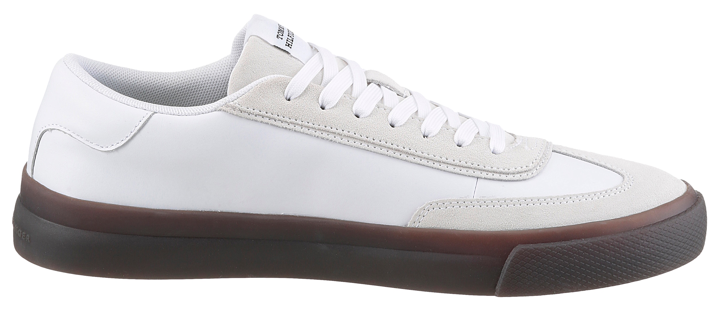 Tommy Hilfiger Sneaker »TH CUPSET TERRACE«, Freizeitschuh, Halbschuh, Schnürschuh mit seitlichen Streifen