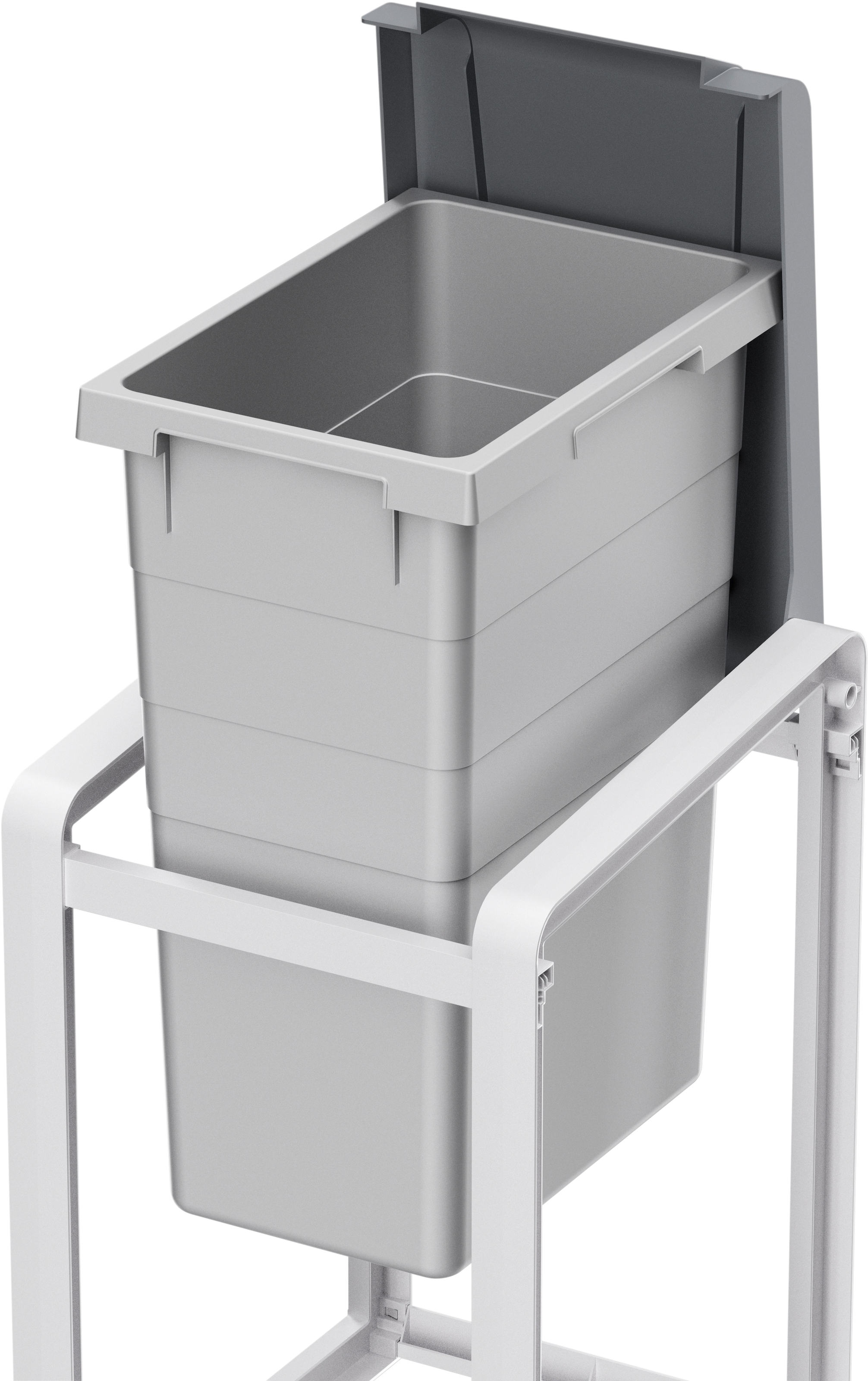 Hailo Mülltrennsystem »ProfiLine Öko XL«, 1 Behälter, 38 Liter, grau, Kunststoff Inneneimer, 1 Stück