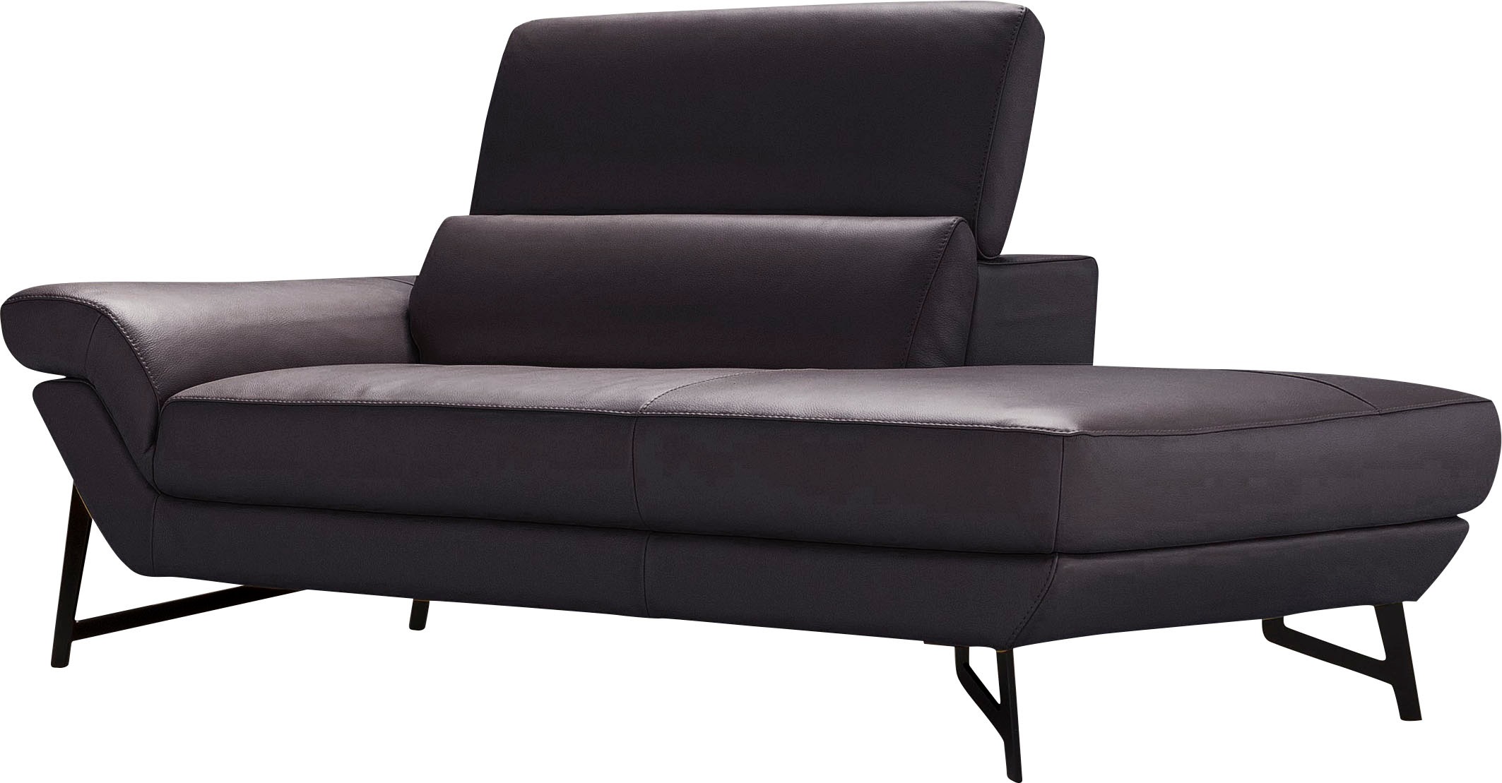 Egoitaliano Ottomane »Narcisa, Designsofa«, mit verstellbarer Kopfstütze, Solitärmöbel als Blickfang