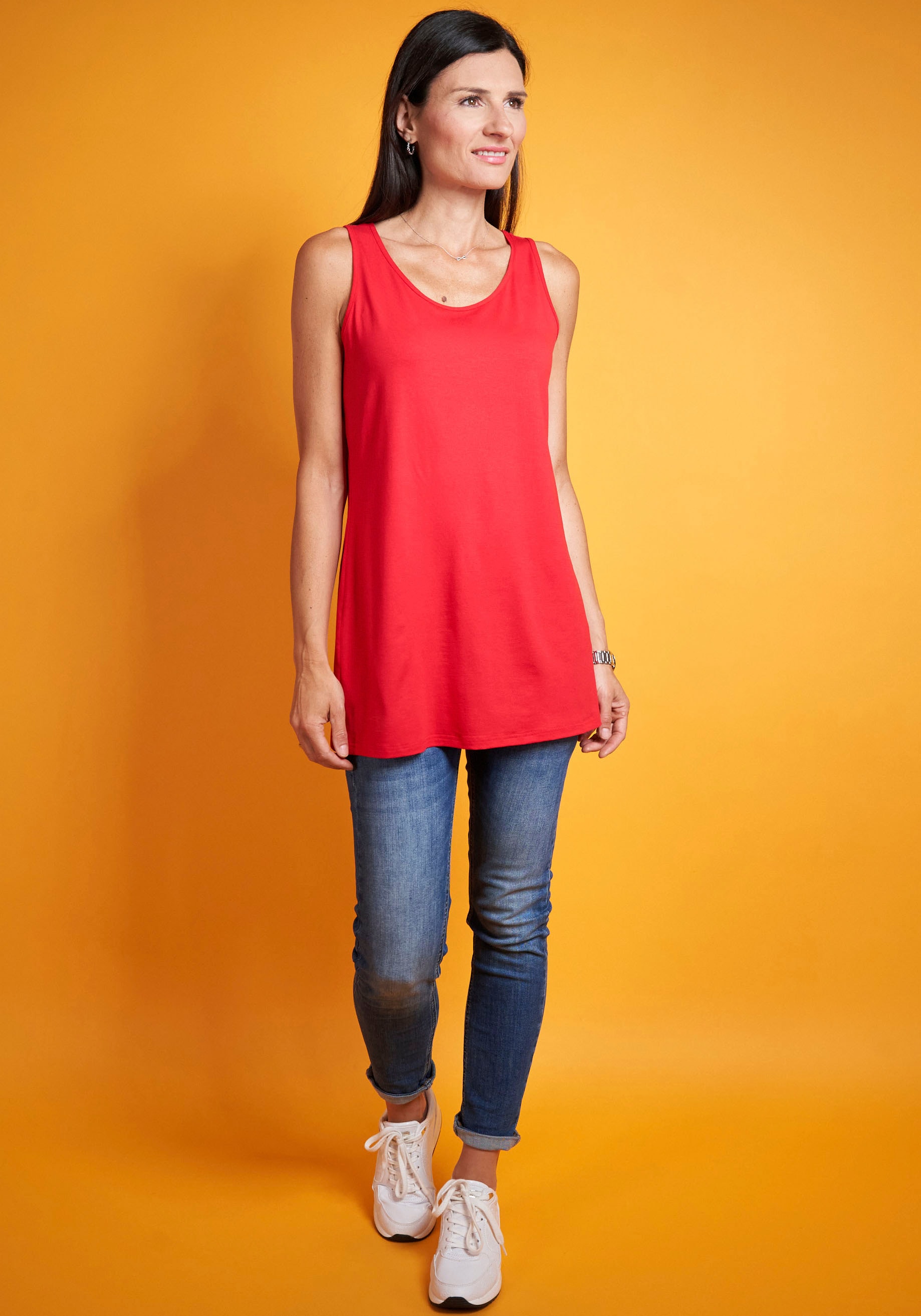 Seidel Moden Longtop Sommertop mit Viskose und Stretch - MADE IN GERMANY