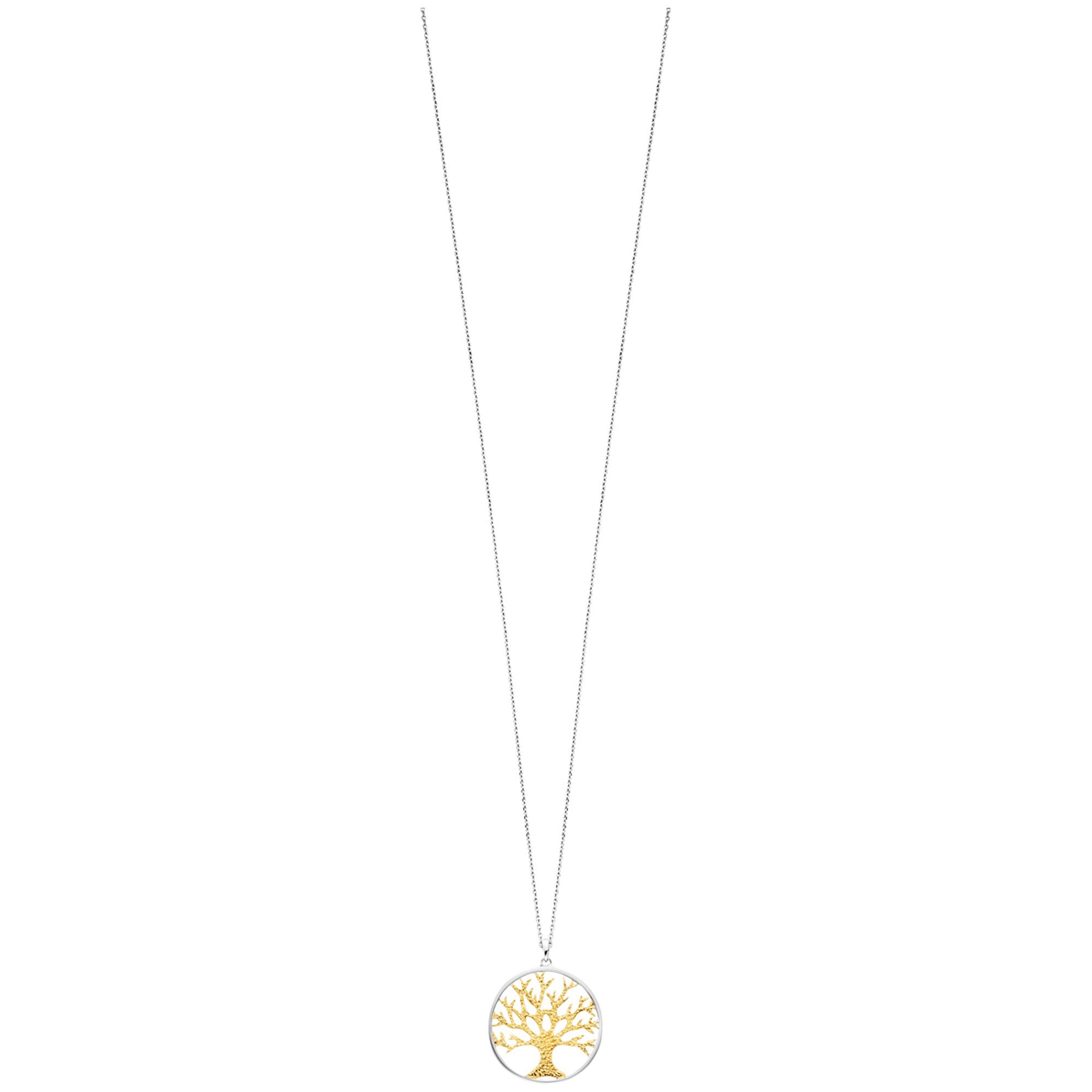 Julie Julsen Kette mit Anhänger »925/- Sterling Silber rhodiniert/vergoldet Motiv Lebensbaum«