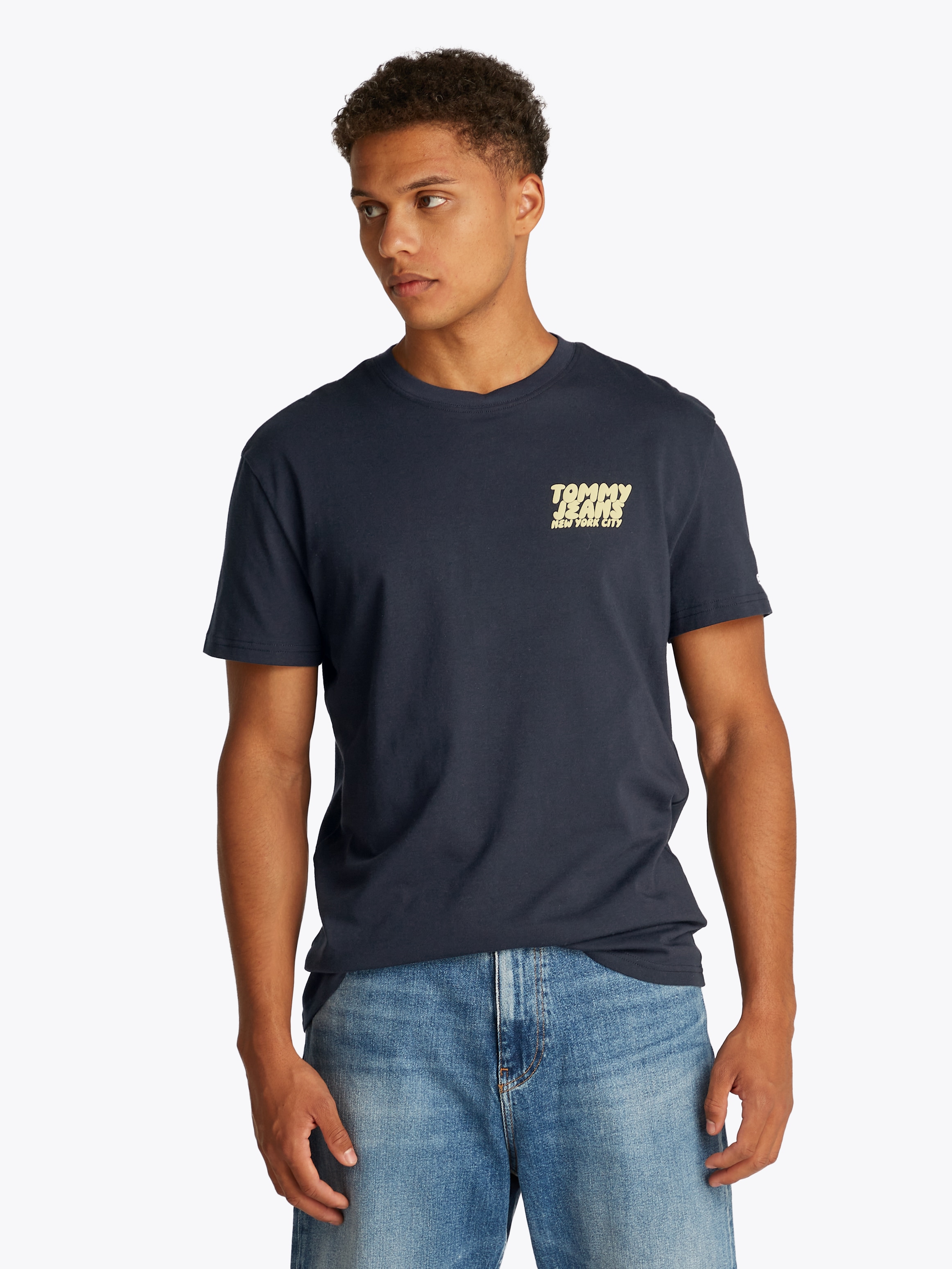 Tommy Jeans Kurzarmshirt "TJM REG BUBBLE BACK SS TEE EXT", Mit Rundhalsauss günstig online kaufen