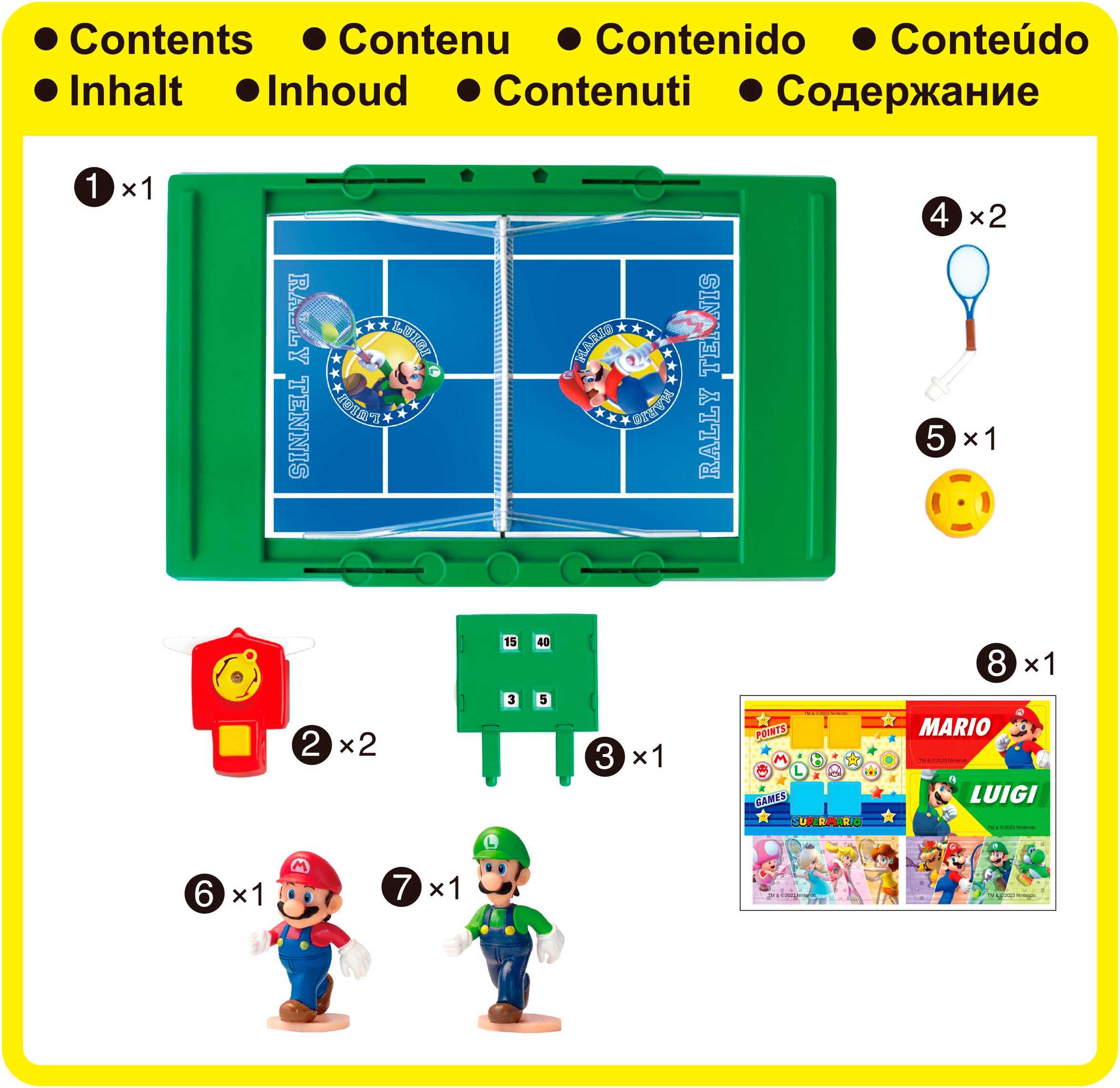 EPOCH Games Spiel »Super Mario™ Rally Tennis«
