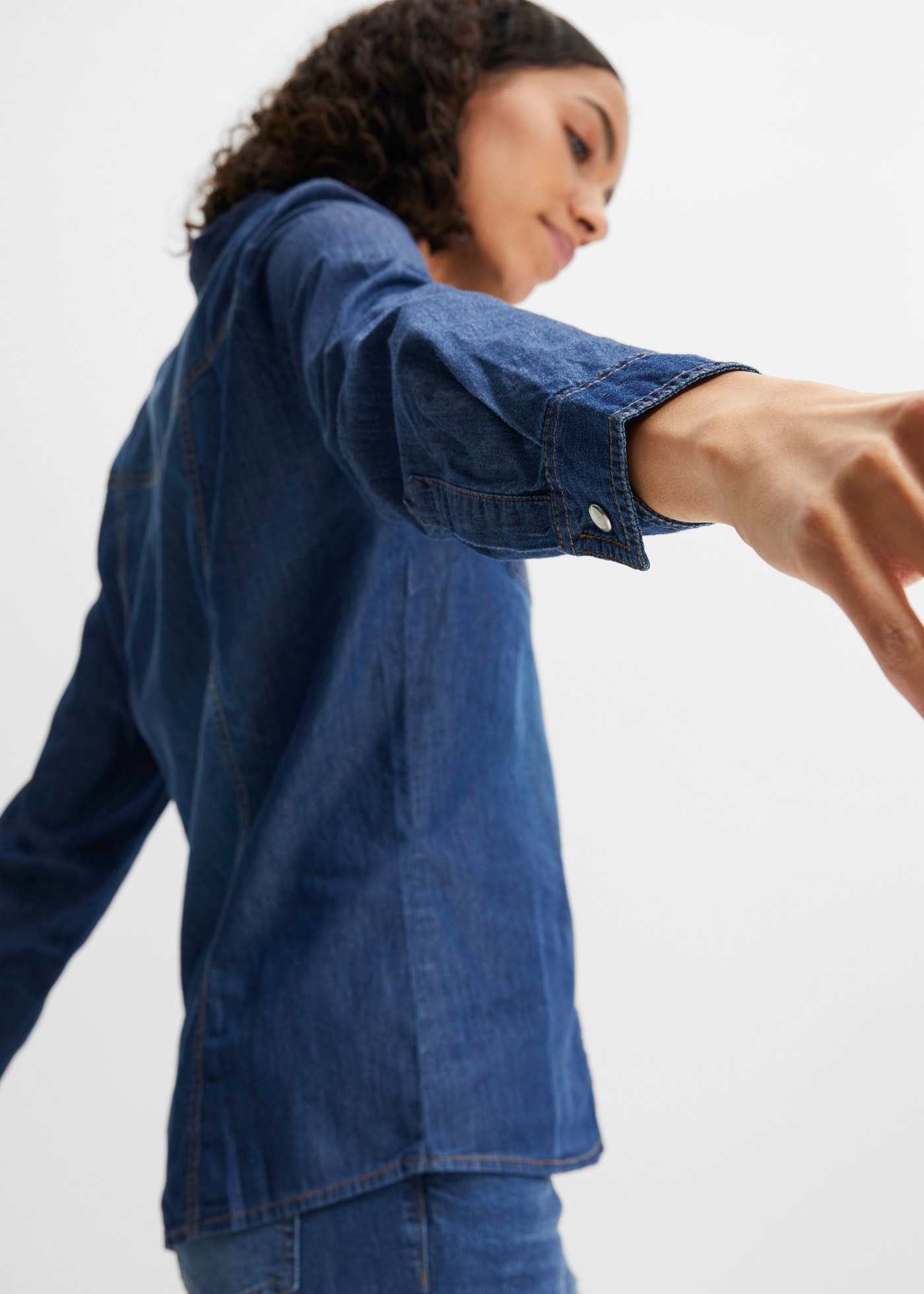 Thumbnail - bonprix Jeansbluse, Jeanshemd