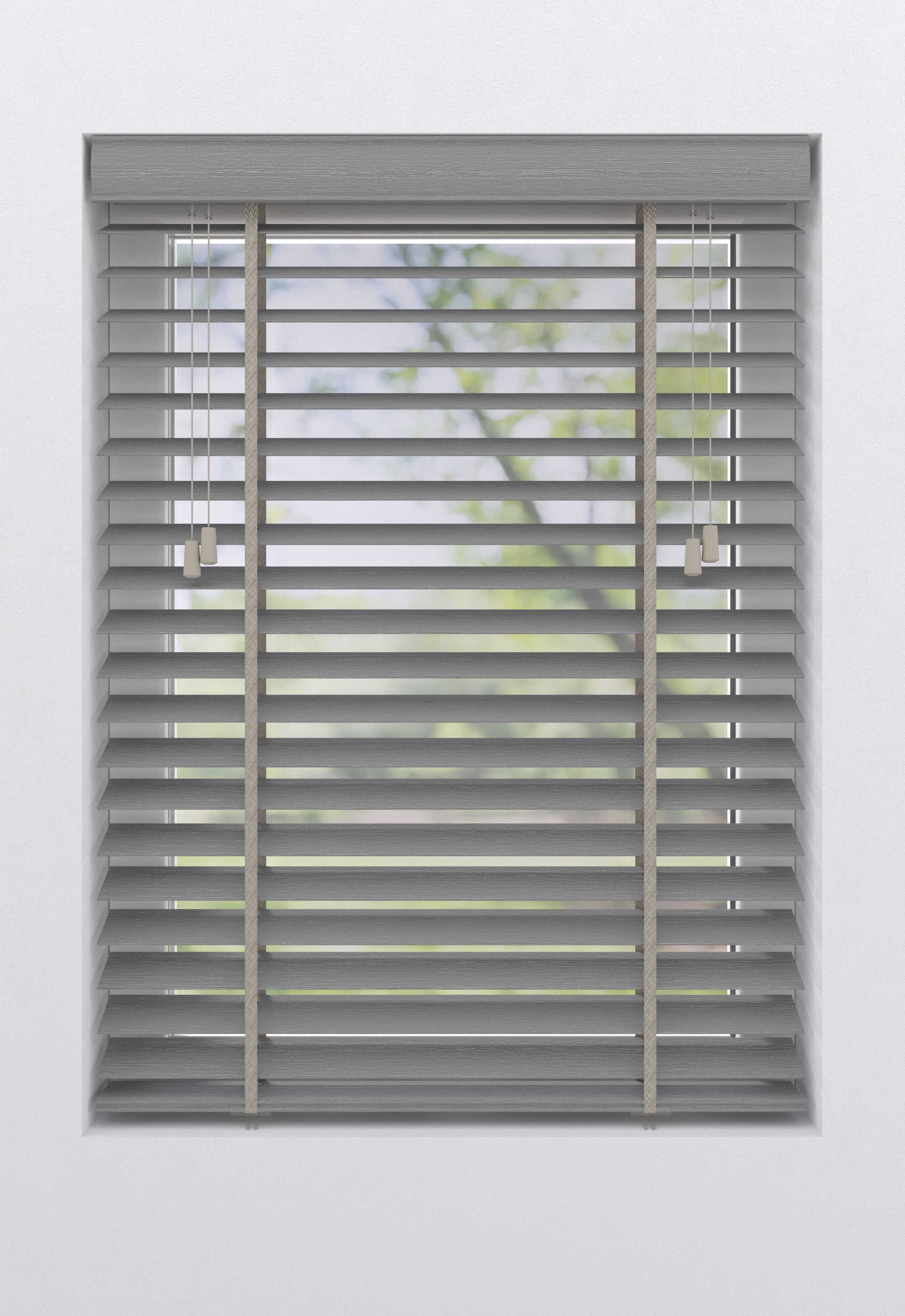 my home Jalousie "Kassandra" ohne Bohren freihängend Bambus, Klemmträger mi günstig online kaufen