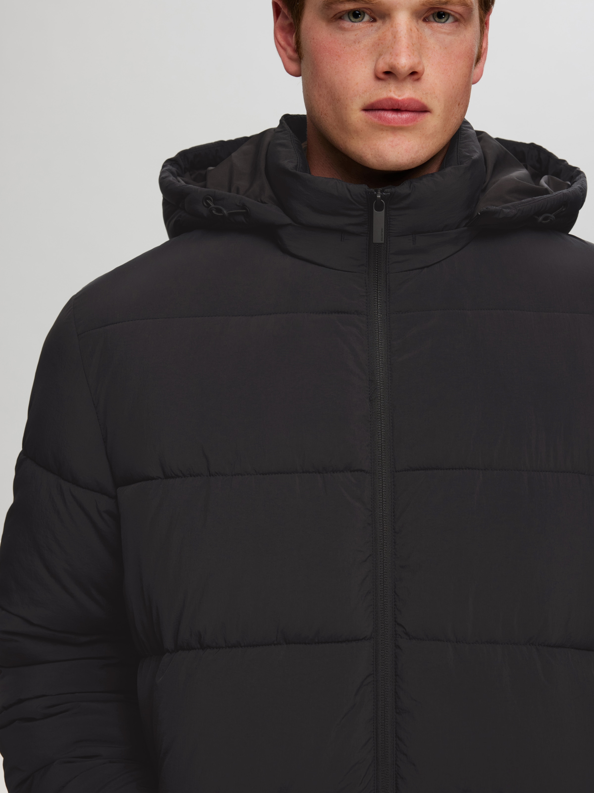 SELECTED HOMME Steppjacke »SLHCOOPER PUFFER COAT NOOS«, mit Kapuze