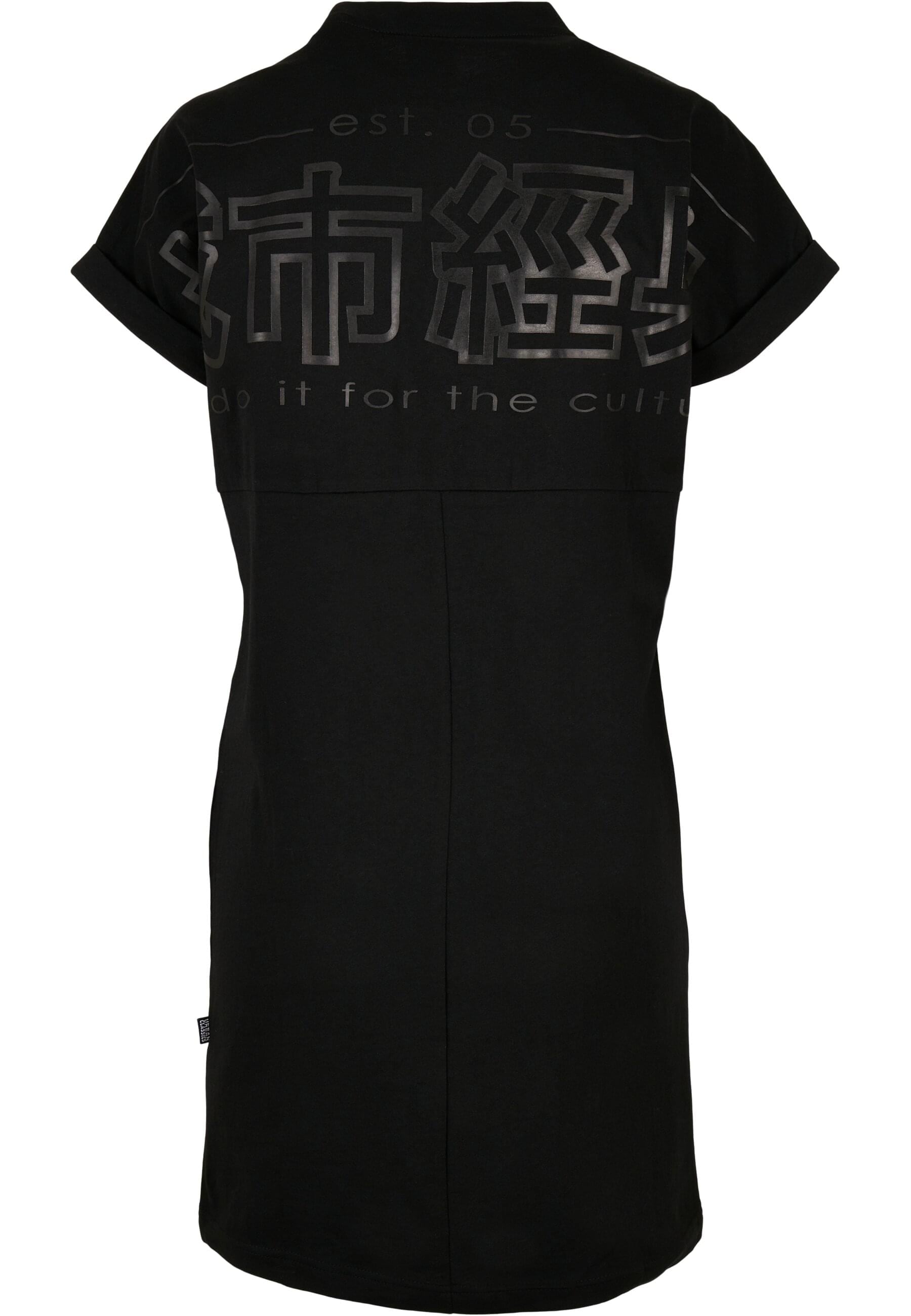 URBAN CLASSICS Shirtkleid »Urban Classics Damen Ladies Cut On Sleeve Printed Tee Dress«, (1 tlg.)