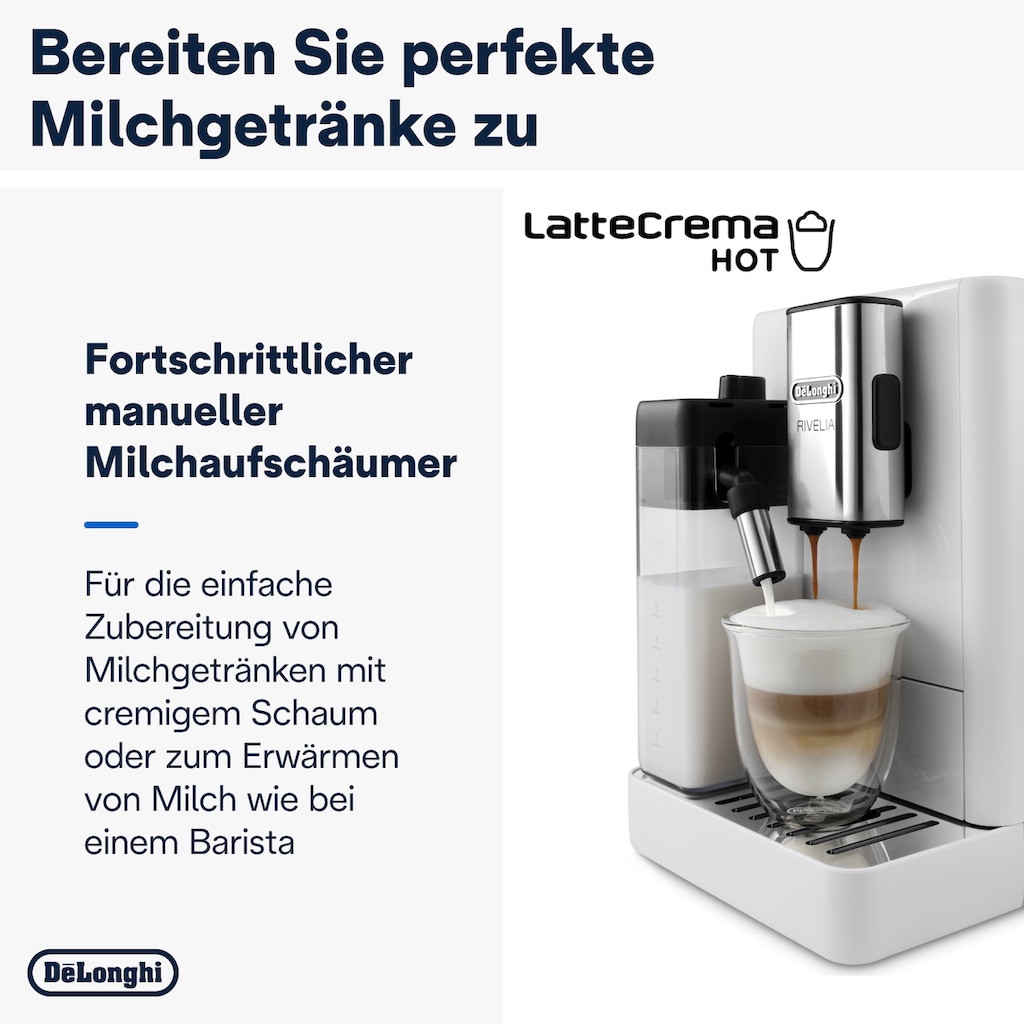 De'Longhi Kaffeevollautomat »Rivelia EXAM440.55.W«