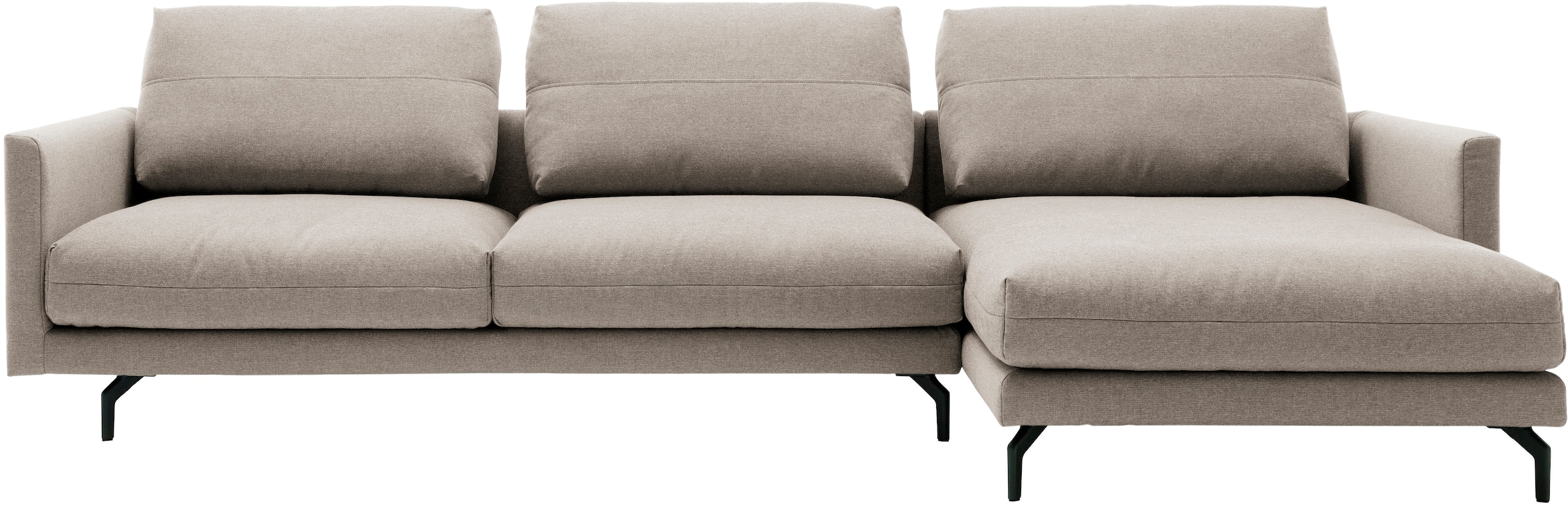 Creation BY ROLF BENZ Ecksofa "CR.414, Designecksofa, Polsterecke, Breite 300cm, L-Form" wahlweise aus feinstem Rindsleder oder hochwertigem Chenille