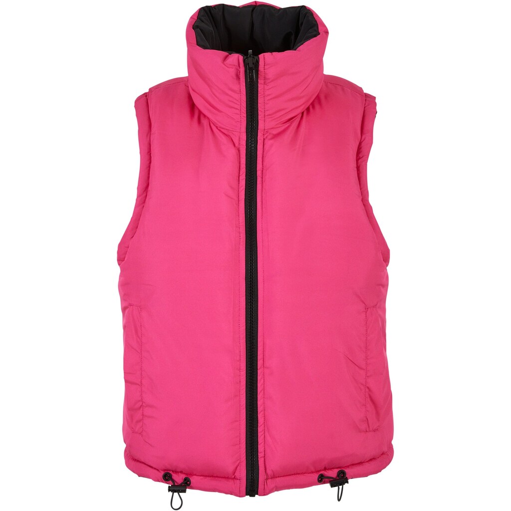 URBAN CLASSICS Steppweste »Urban Classics Damen Ladies Reversible Cropped Puffer Vest«