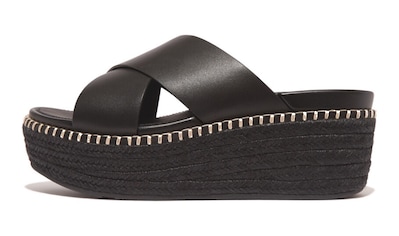 Pantolette »ELOISE ESPADRILLE«, Plateau, Sommerschuh, Schlappen mit einer Kreuzbandage