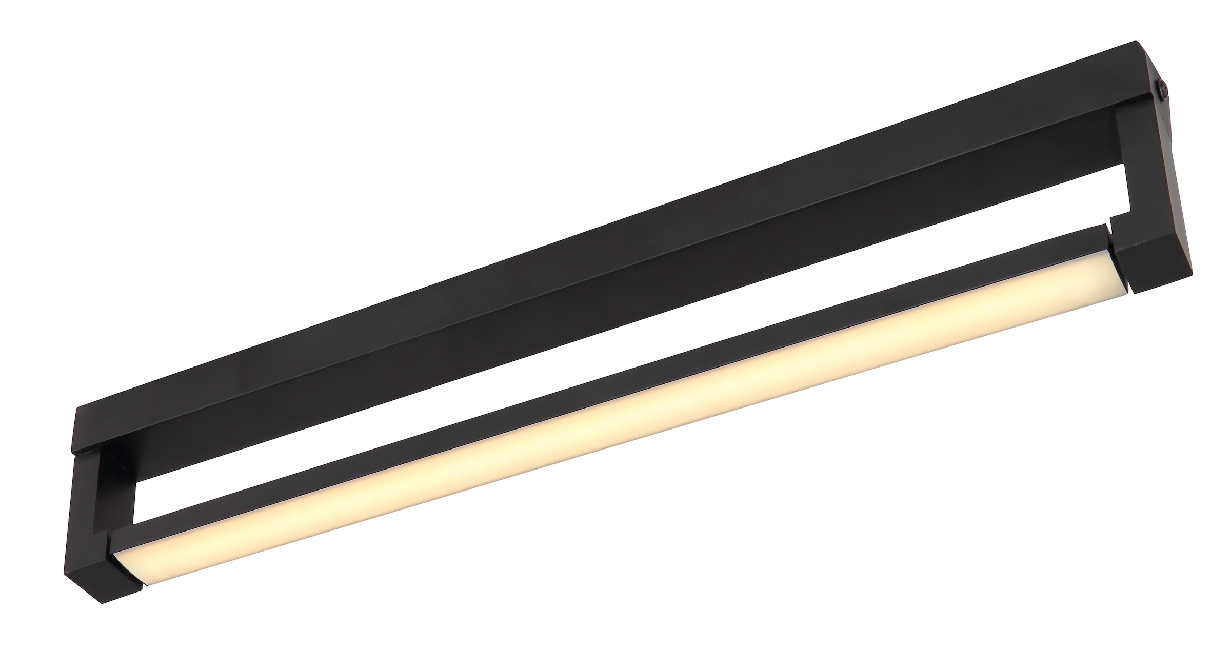 GLOBO LIGHTING Wandleuchte »SUSI« LED-Modul 1 Stk. Warmweiß Schwarze Wandleuchte mit Kunststoff opal, IP44, dreh-/schwenkbar