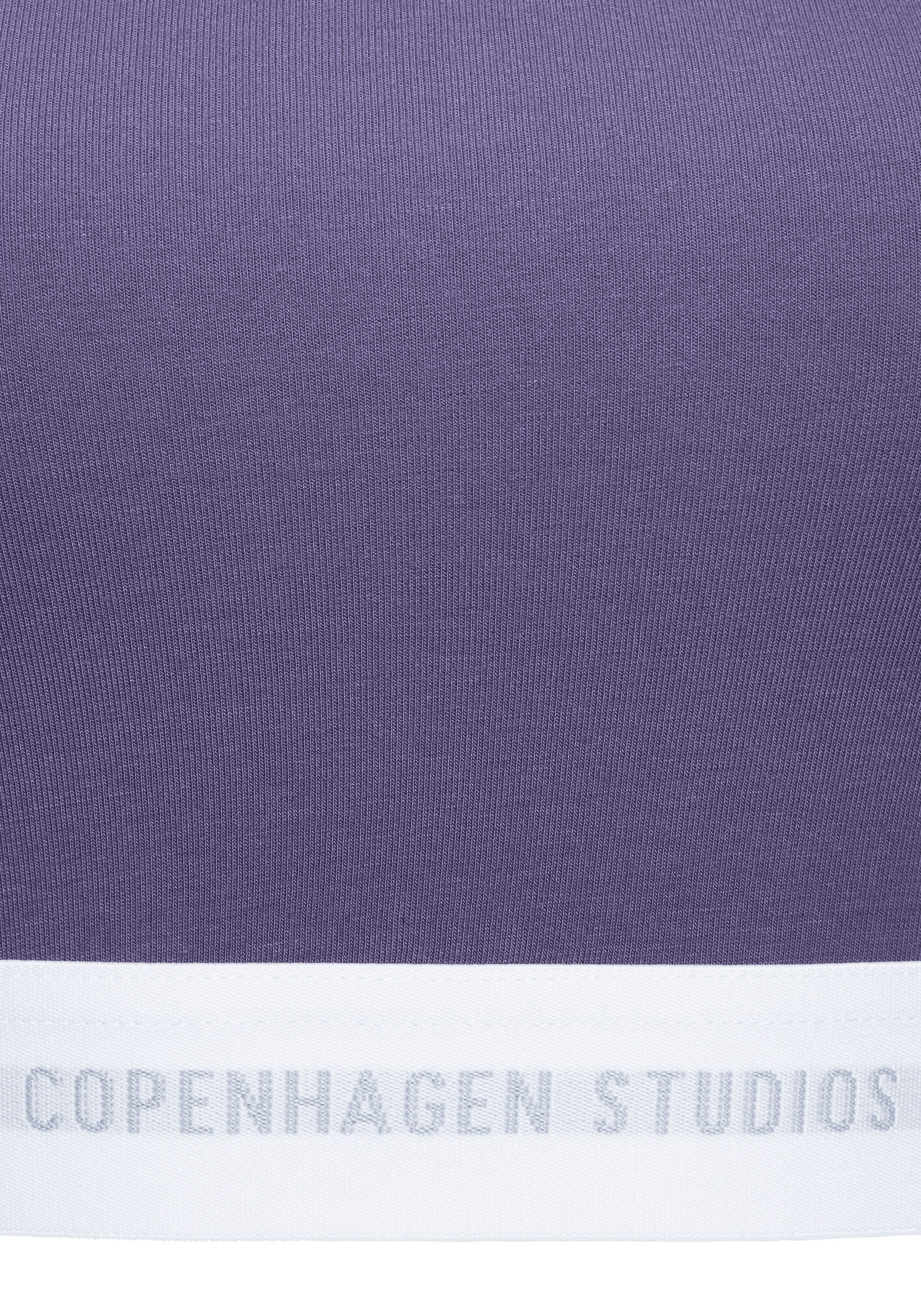 Copenhagen Studios Bustier mit weichem Logobund und aus elastischer Baumwoll-Modal-Qualität