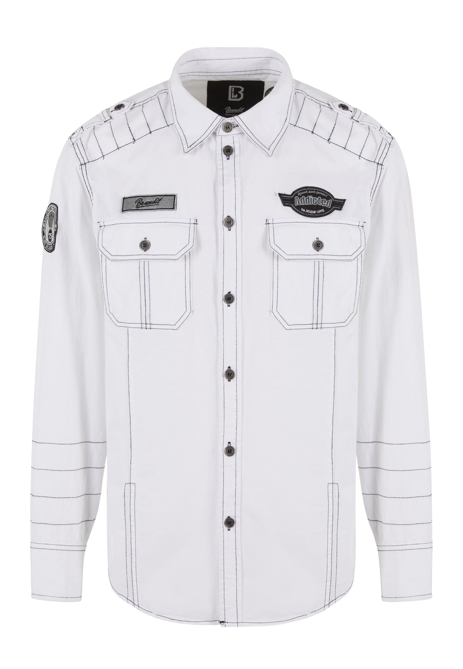 Brandit Langarmhemd "Brandit Herren Luis Vintageshirt", 1 Stk. günstig online kaufen