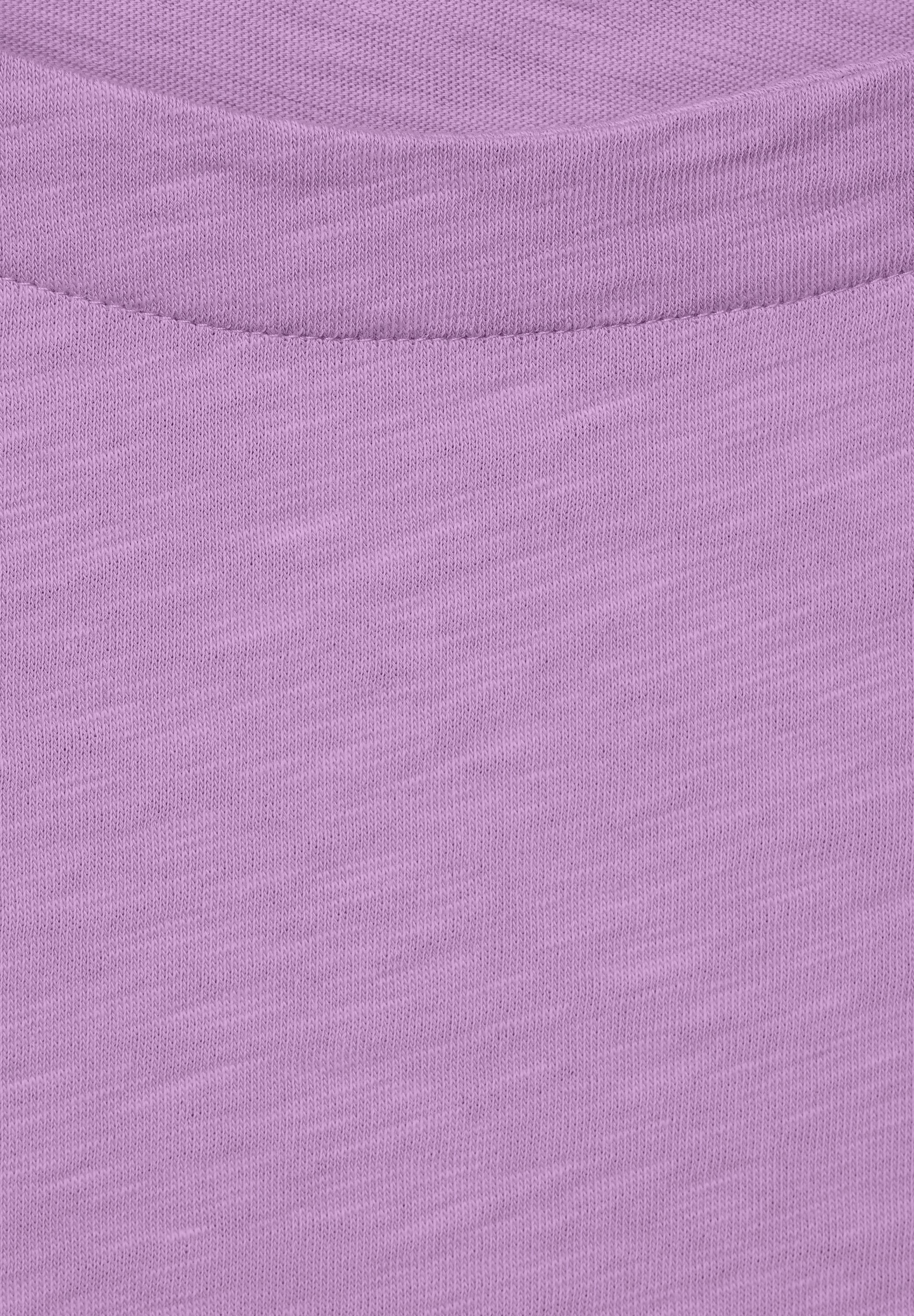Cecil Rundhalsshirt, in Unifarbe