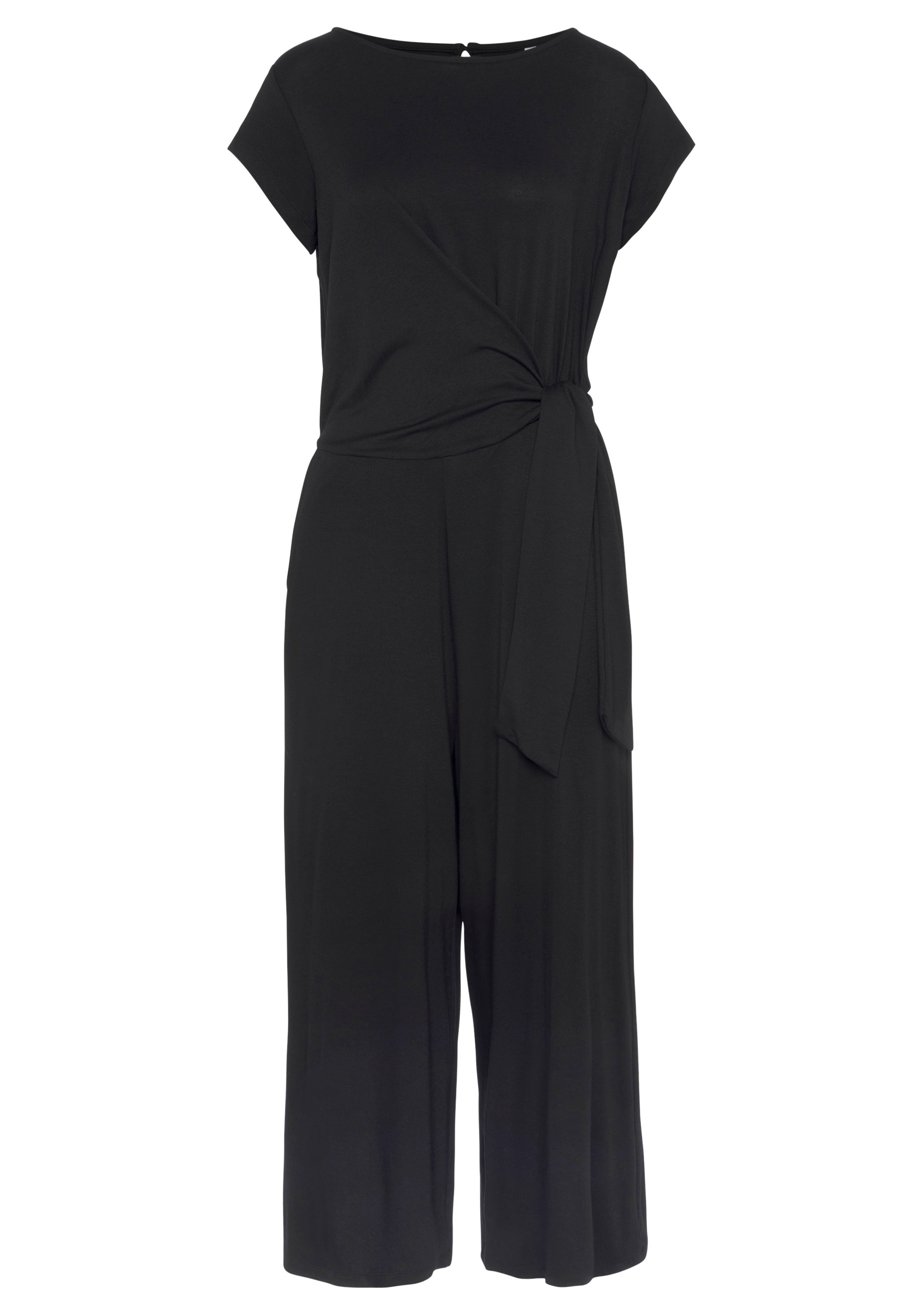 LASCANA Culotte-Overall, mit Knotendetail in der Taille, femininer Jumpsuit günstig online kaufen