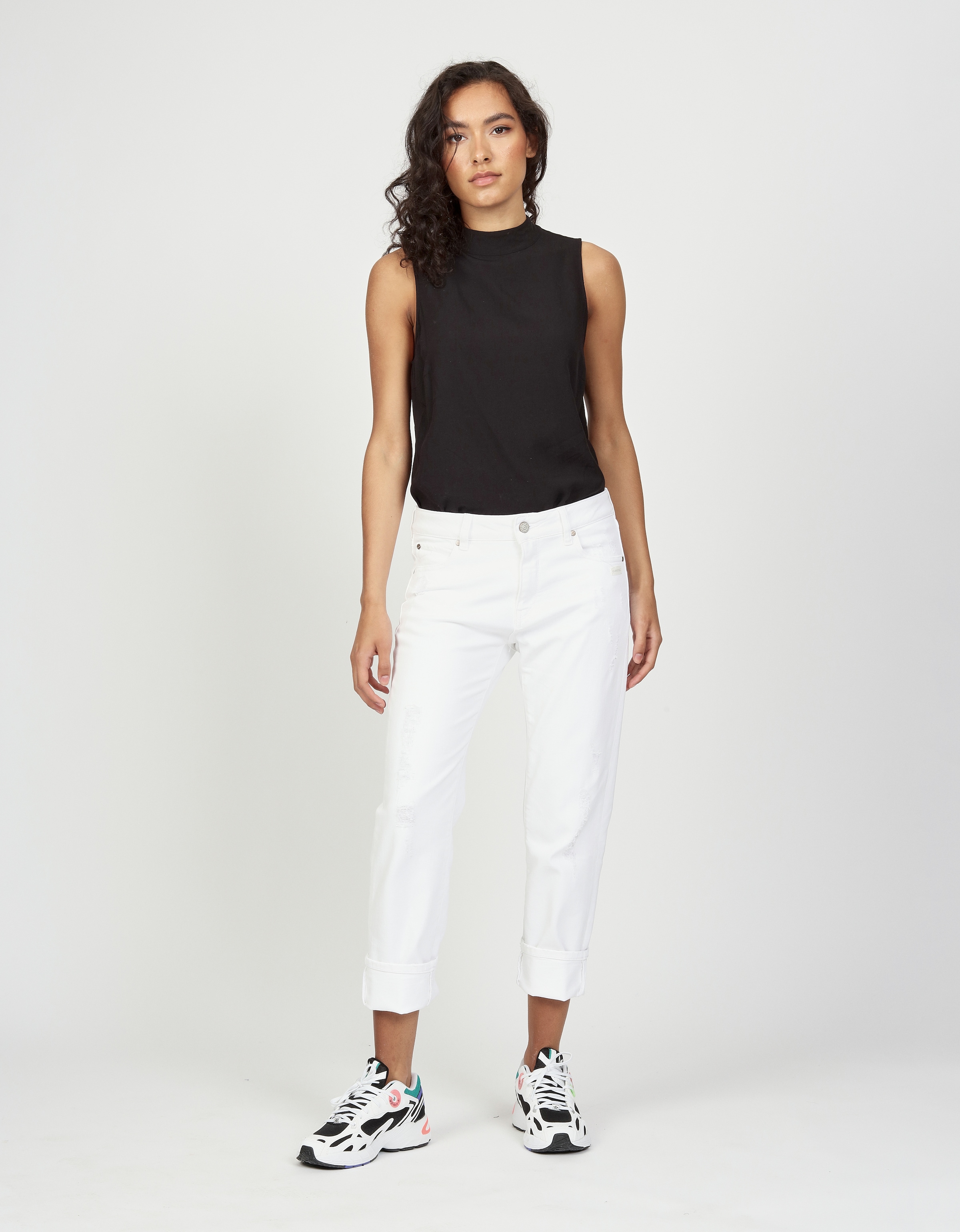 GANG Boyfriend-Jeans »94NADIA«, 5-Pocket Style mit Reißverschluss und Knopf