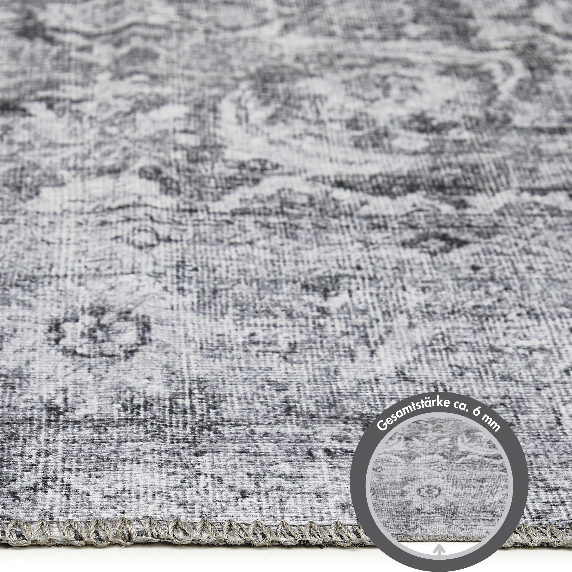 LUXOR living Teppich »Lago«, rechteckig, 6 mm Höhe, faltbarer Teppich, modernes Design, waschbar, In- und Outdoor geeignet