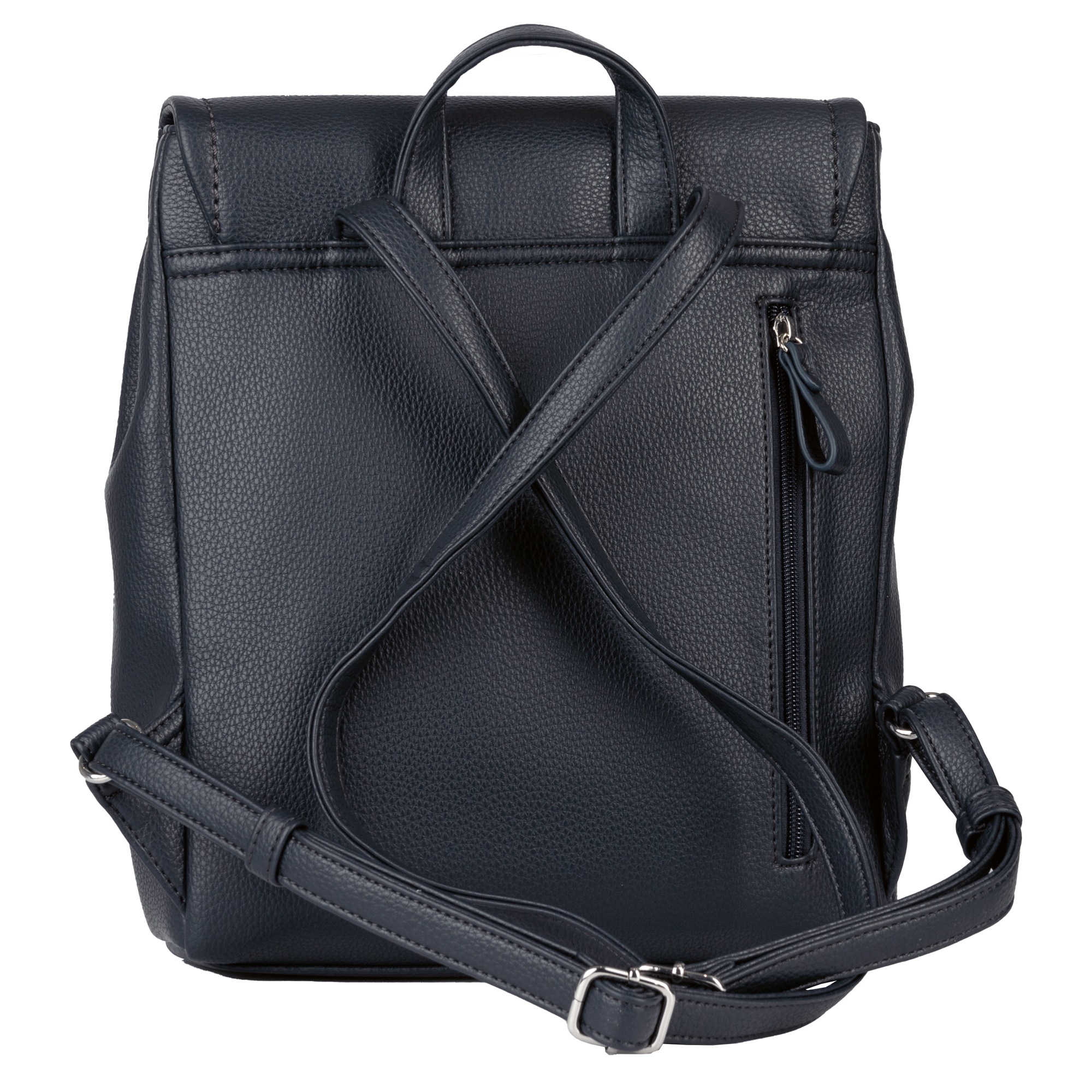 Thumbnail - Gabor Rucksack "Lenea" aus leicht genarbtem Lederimitat mit dekorativen Ziernähten