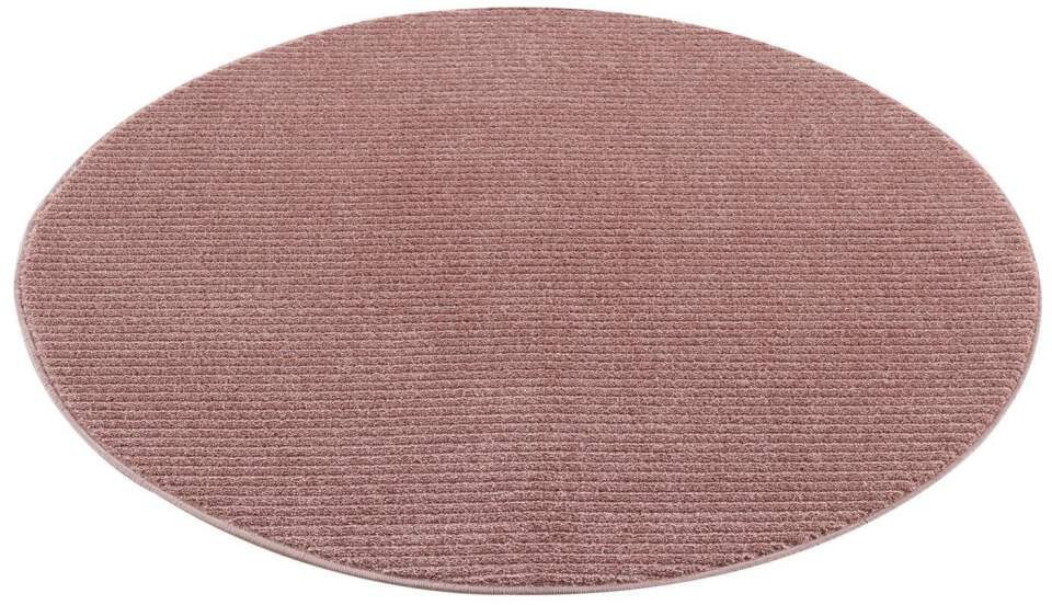 Carpet City Teppich "Friseé-Teppich FANCY900" rund 12 mm Höhe Kurzflor, Ein günstig online kaufen