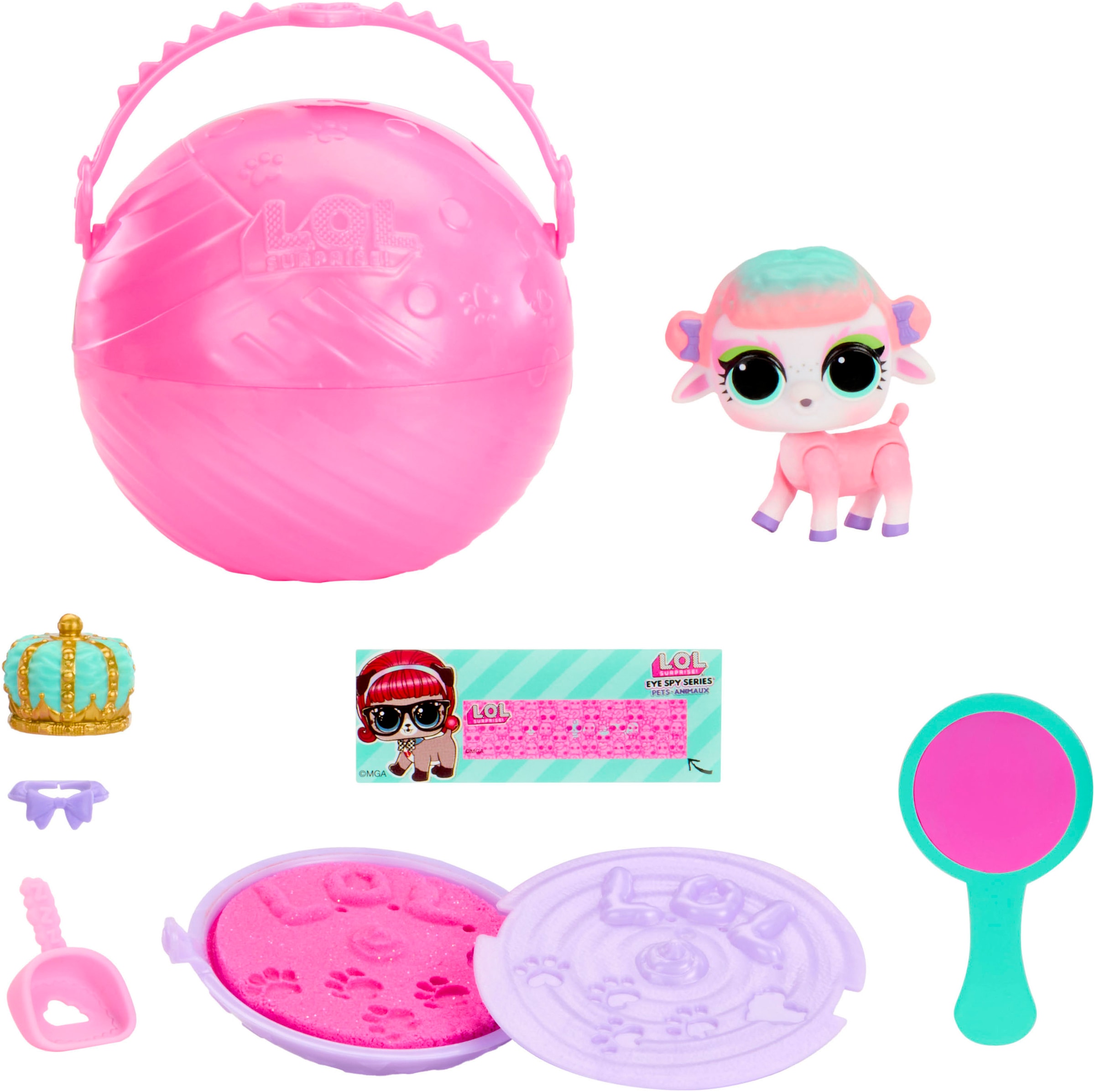 L.O.L. SURPRISE! Spielfigur »L.O.L. Surprise Eye Spy Pets«, mit magischem Farbwechsel; Lieferung erfolgt sortiert