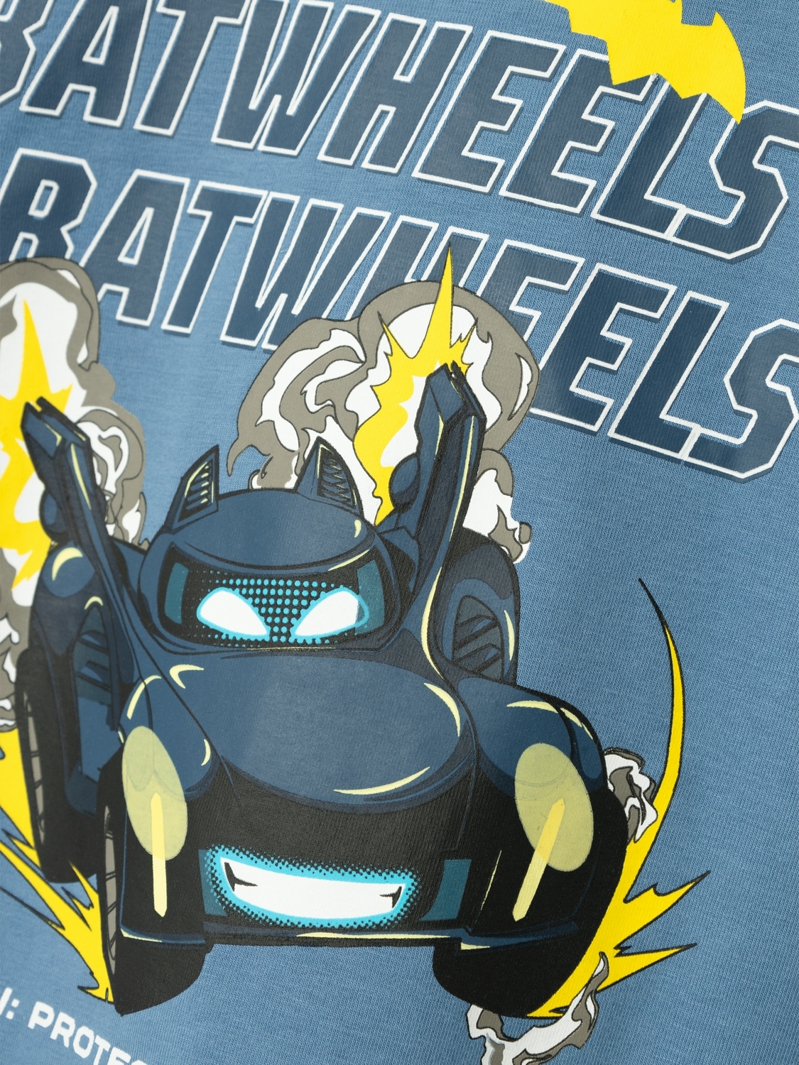 Name It Langarmshirt »NMMJATZY BATWHEELS LS TOP NOOS WAB«, mit großem Comic-Frontmotiv