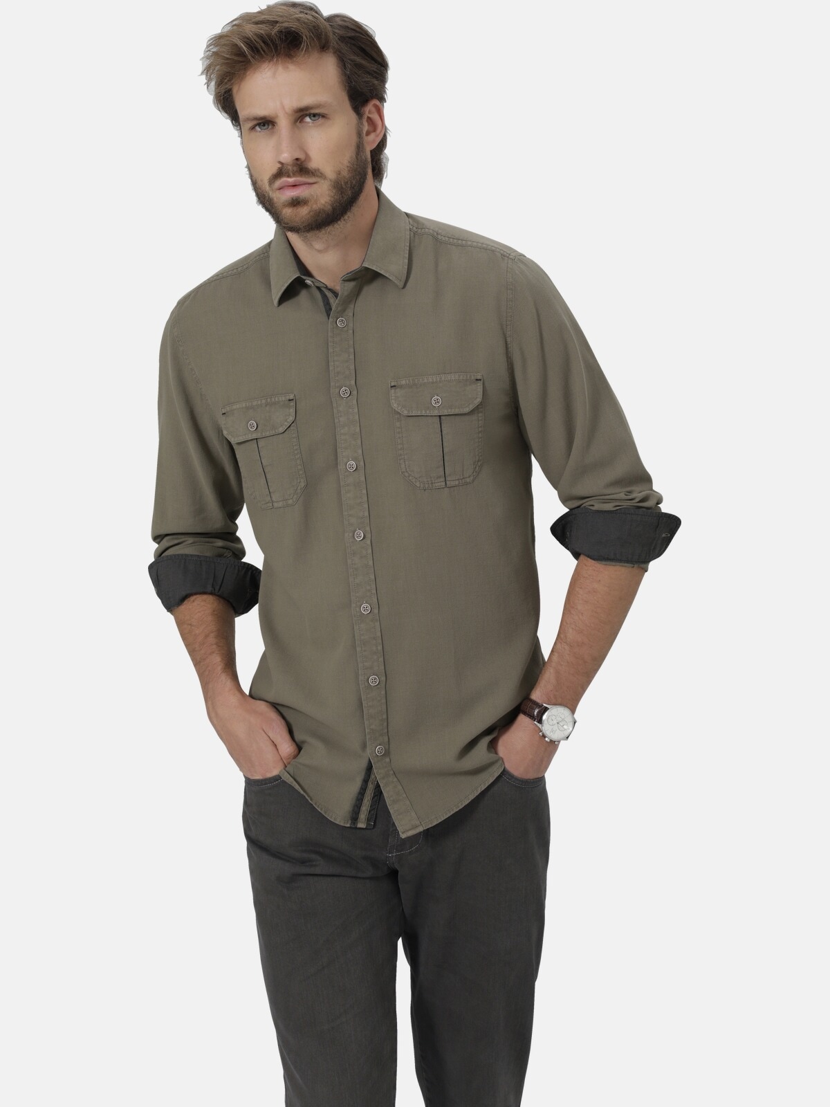 Babista Langarmhemd "Hemd MILANVERZI" 1 Stk. im trendigen Used-Look günstig online kaufen