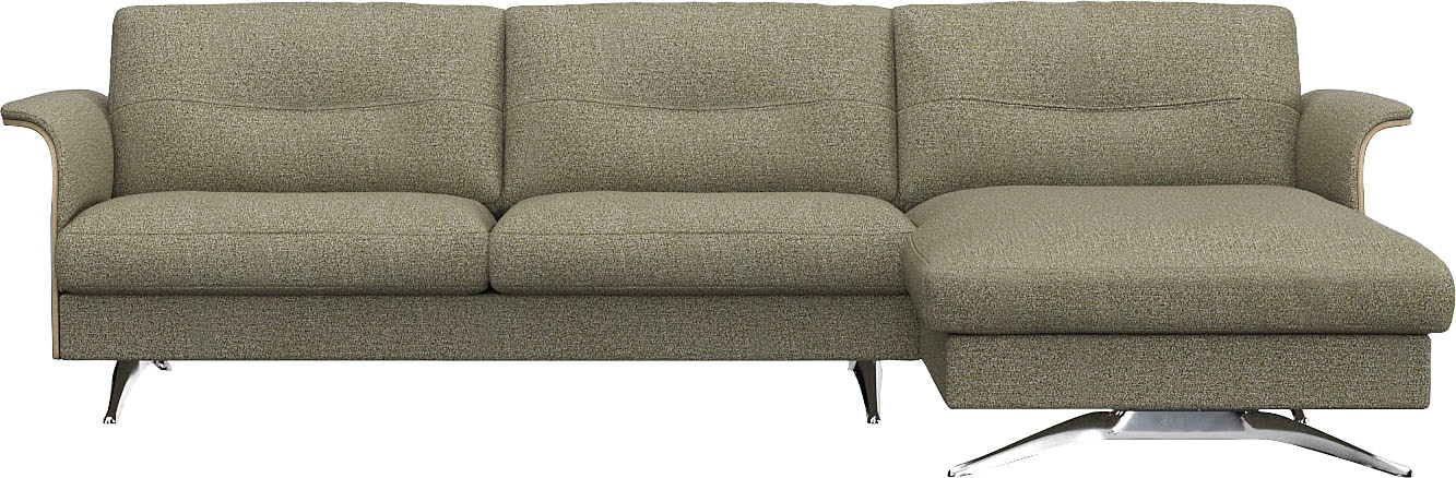 FLEXLUX Ecksofa "Glow bequem und komfortabel durch hochwertigen Sitzaufbau, günstig online kaufen