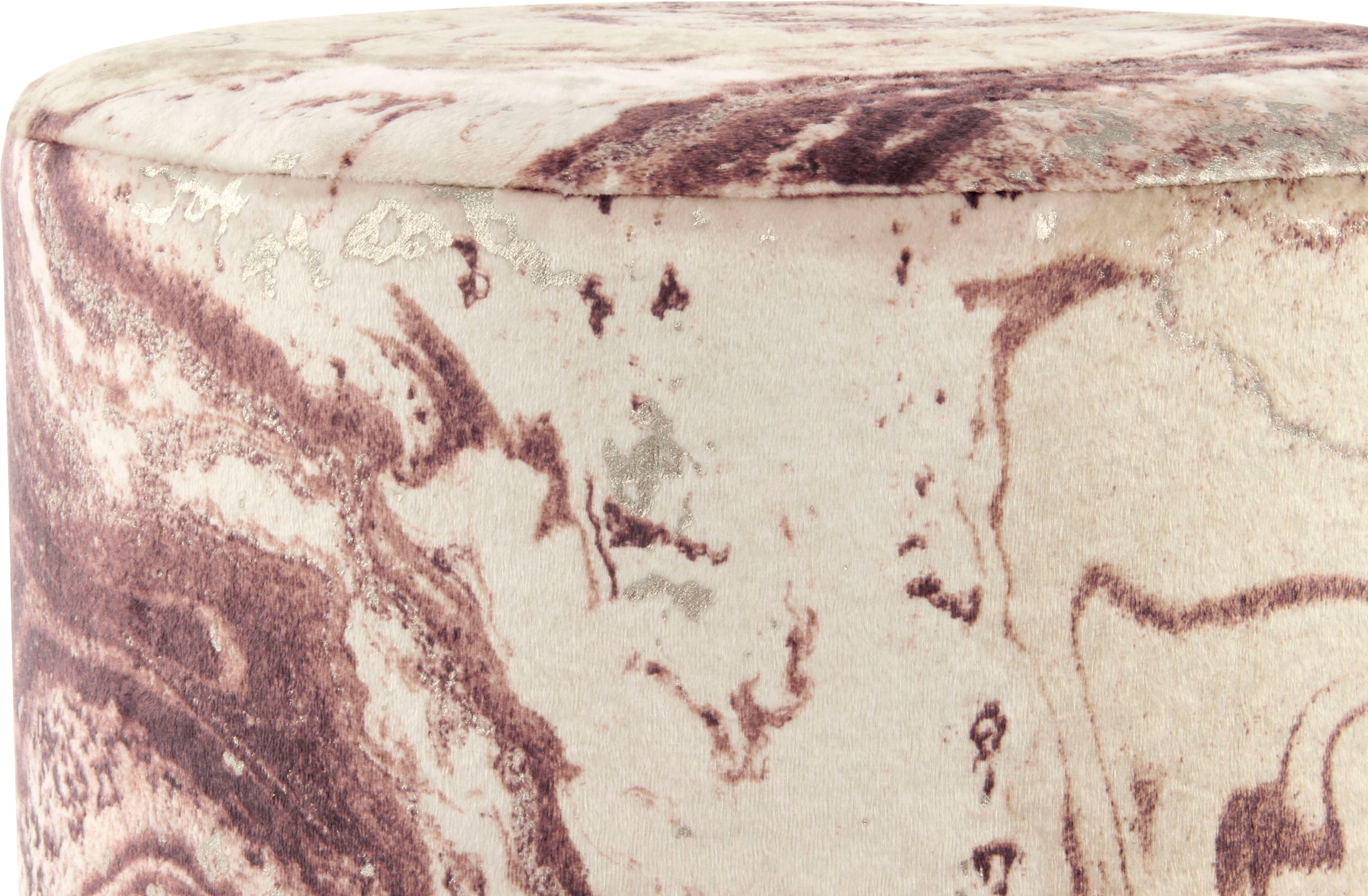 Kayoom Sitzhocker »Hocker Gipsy 325, stilvoller Sitzhocker, runde Form, stilvolles Design«, (1 St.), facettenreich, platzsparend, vielfältig einsetzbar, weiche Polsterung