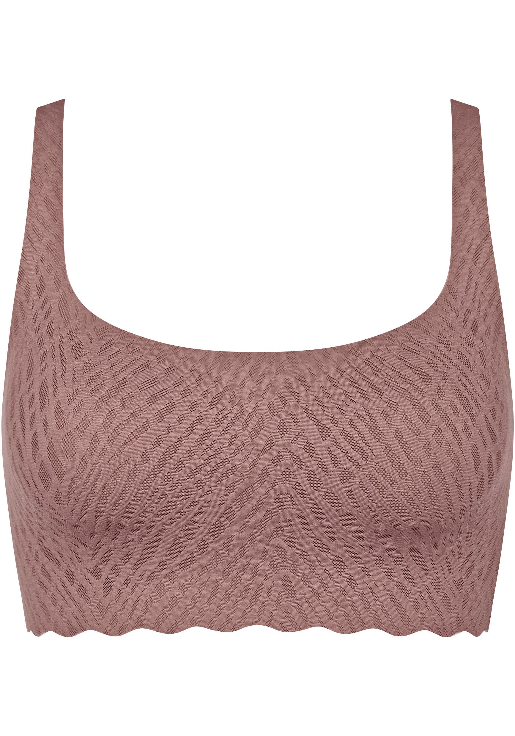 sloggi Bustier »ZERO Feel Bliss Top«, unsichtbar mit Spitzenoptik