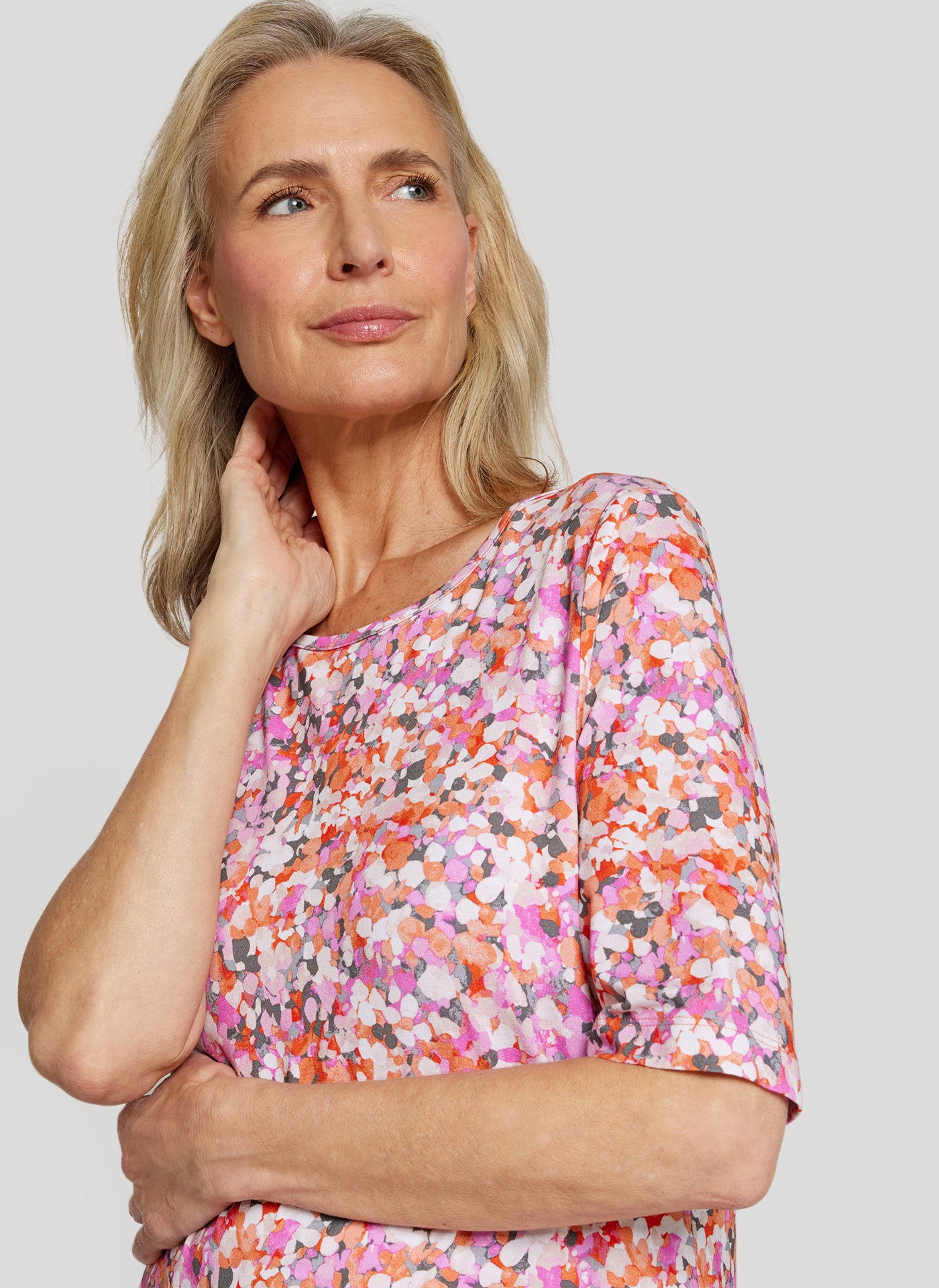 Rabe T-Shirt, mit All-Over Print