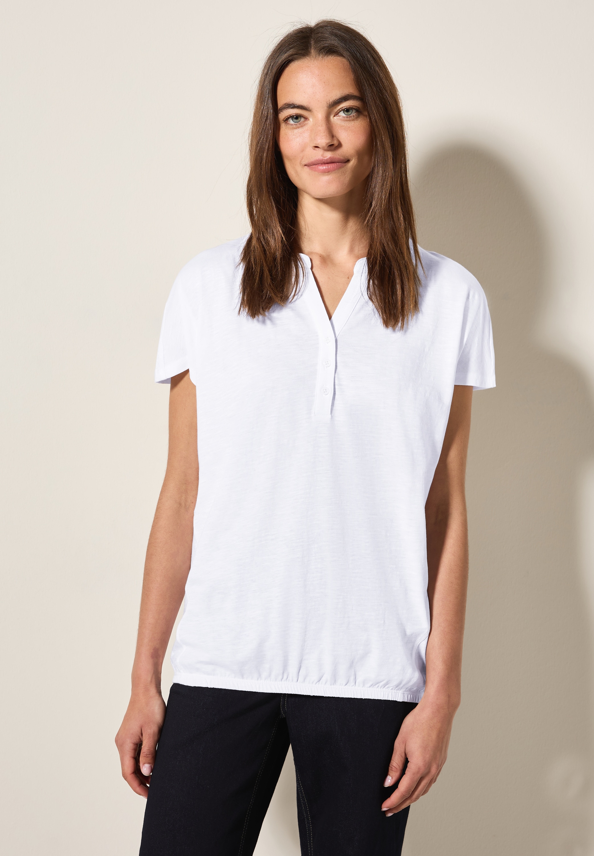 STREET ONE Tunikashirt, aus reiner Baumwolle