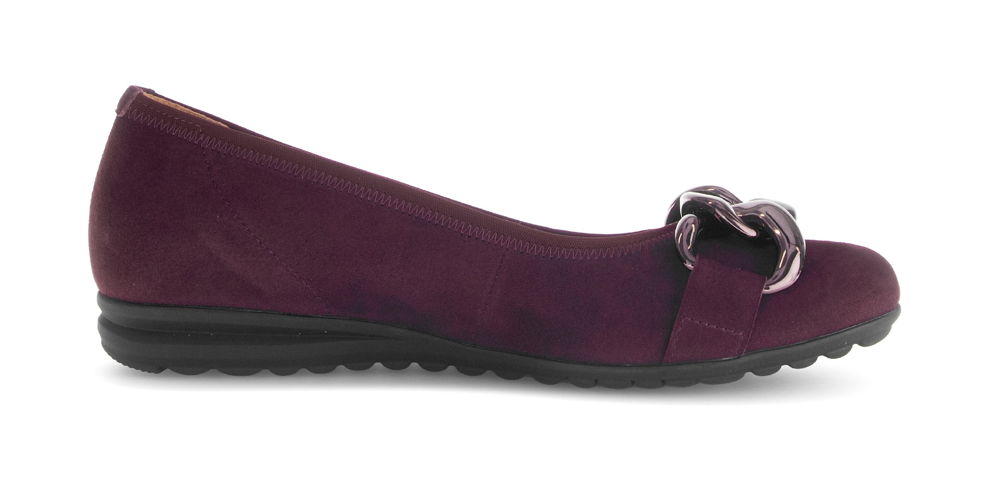 Gabor Ballerina »Florenz«, Businessschuh, Schlupfschuh mit Elastikeinfass, Weite G