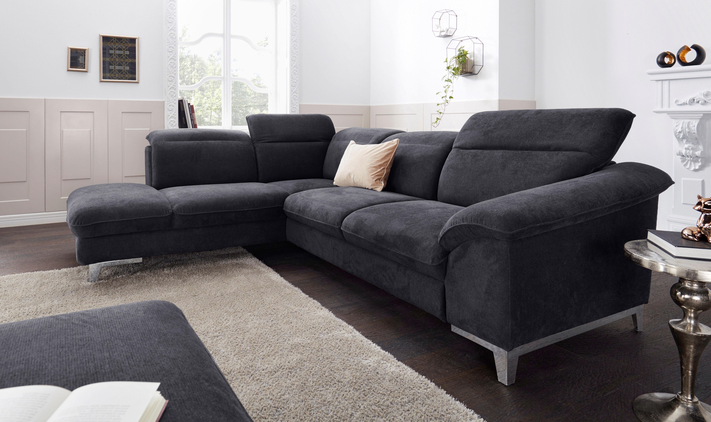 COTTA Polstergarnitur "Teresa L-Form", (Set), Set bestehend aus: Ecksofa mi günstig online kaufen