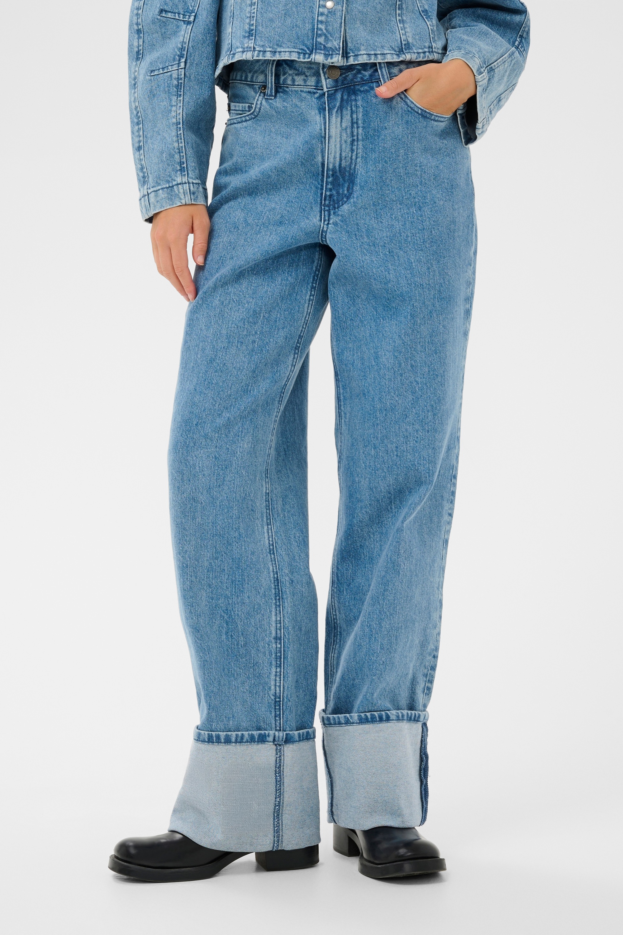 KAFFE Regular-fit-Jeans »Damen Jeans KAvallis«