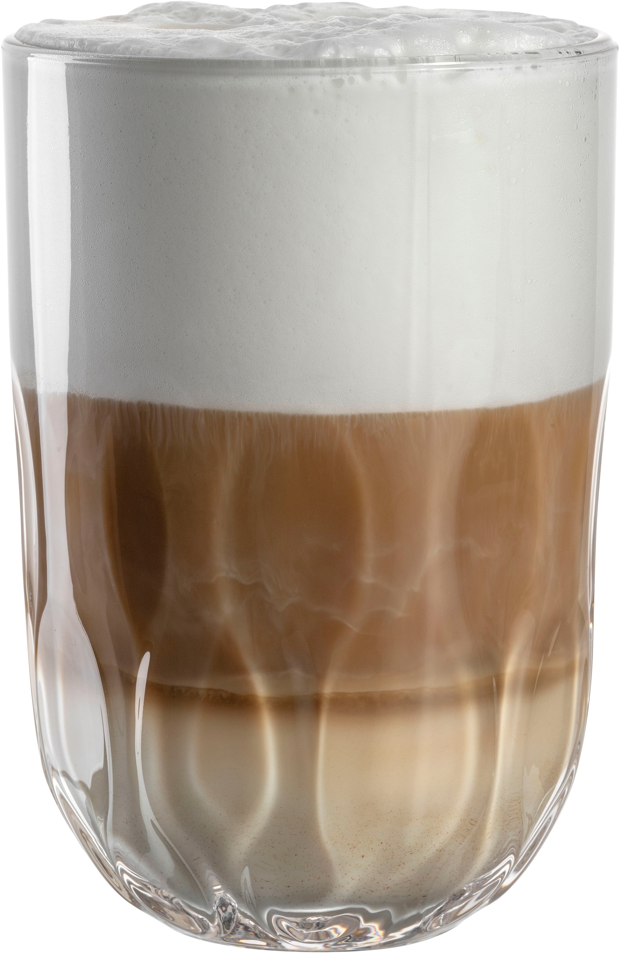 LEONARDO Latte-Macchiato-Glas »GOCCE, 380 ml, 6er-Set«, (Set, 6 tlg.), 3. Variante, mit Tropfenrelief