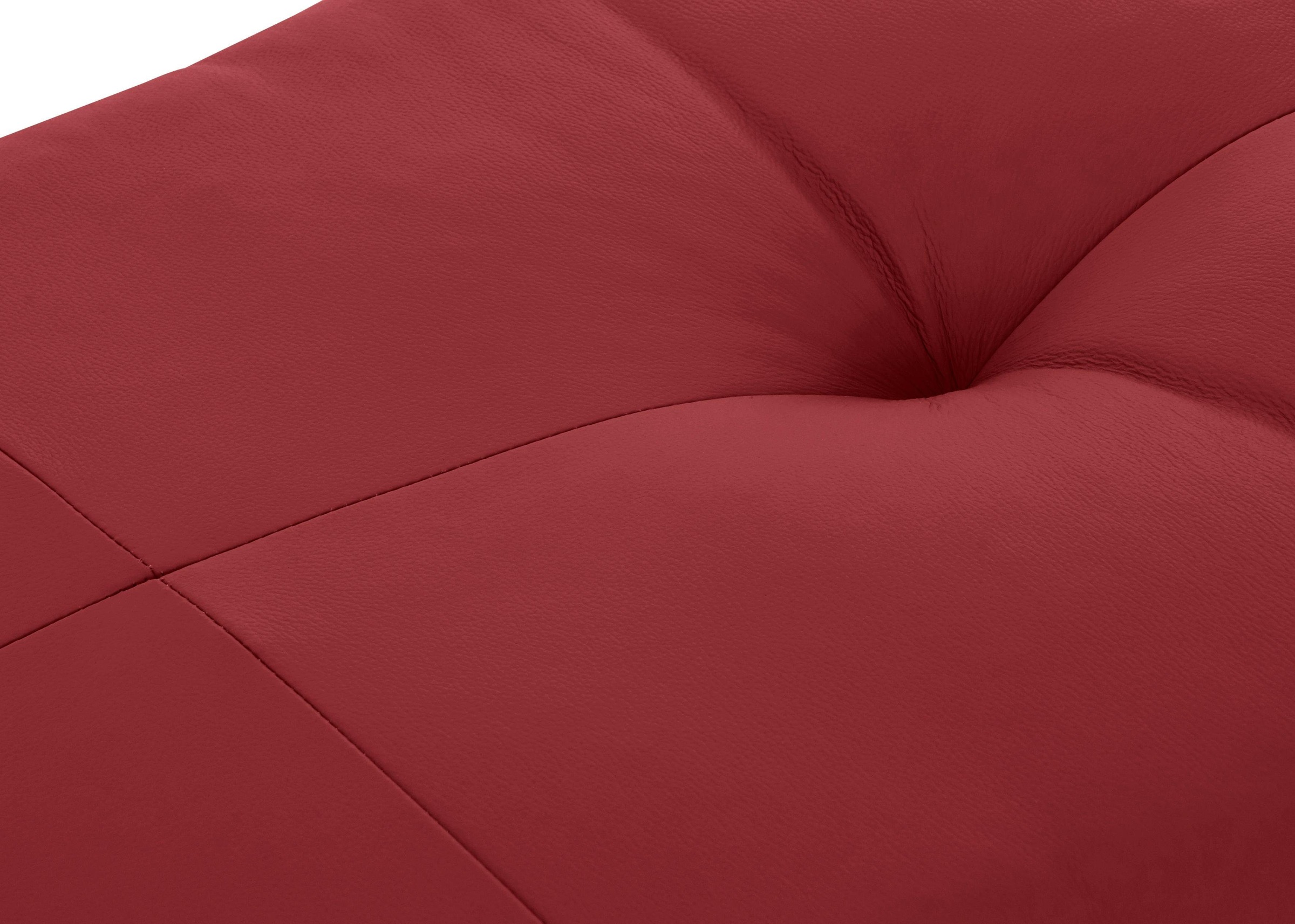 W.SCHILLIG Hocker »softy«, mit dekorativer Heftung im Sitz, Füße Chrom glänzend
